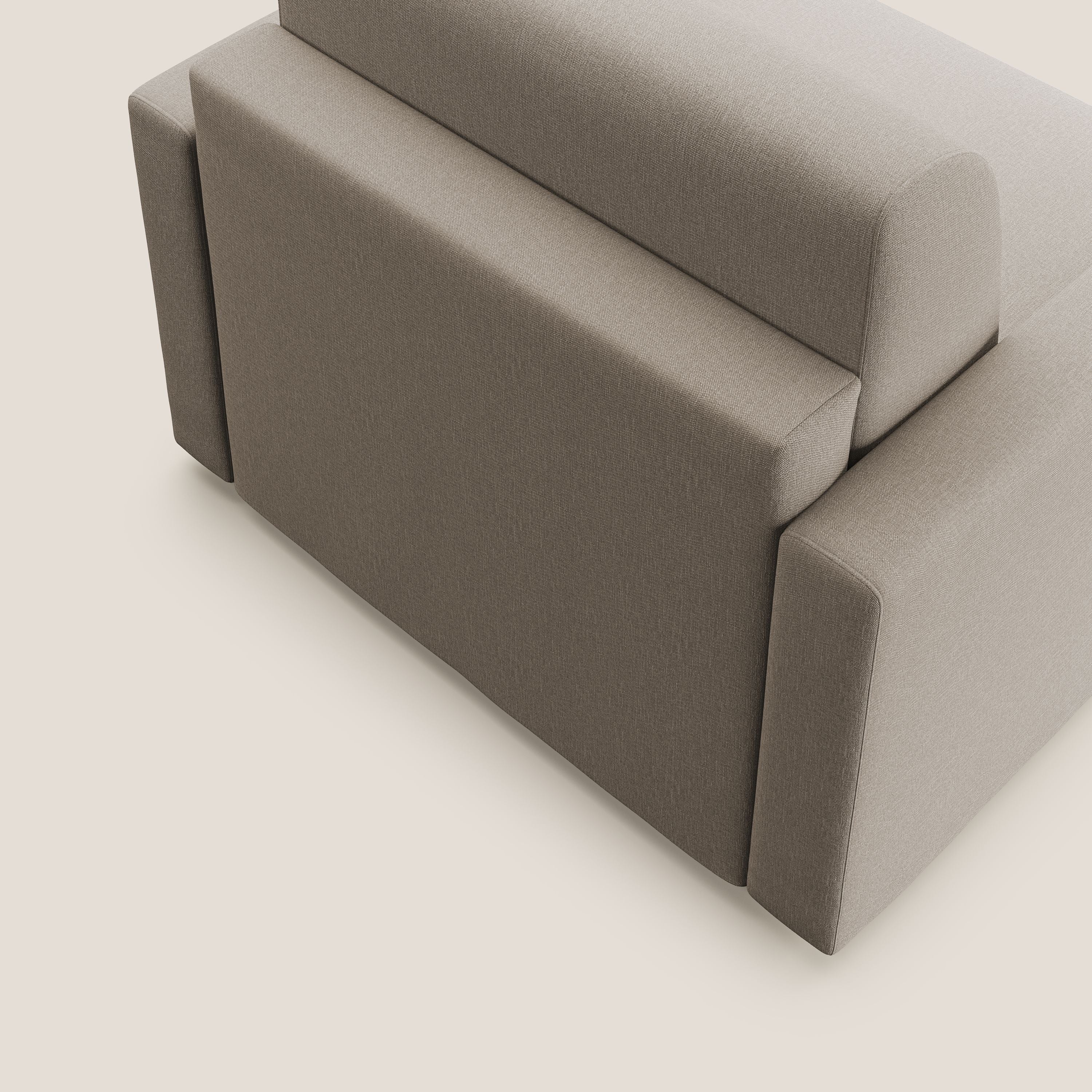 Chris Fauteuil convertible en tissu imperméable T13 beige - Image 6
