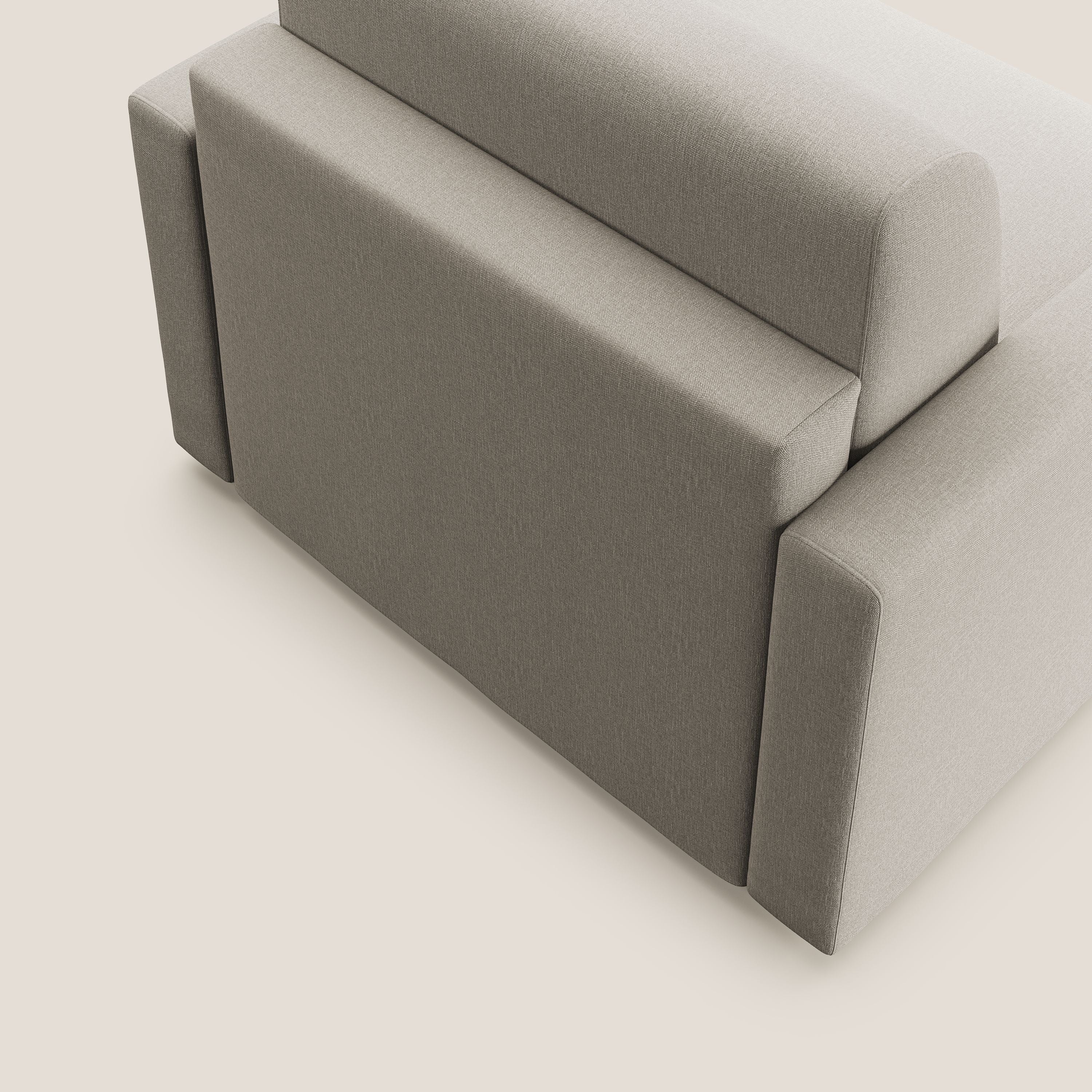 Chris Fauteuil convertible en tissu imperméable T13 crème - Image 6