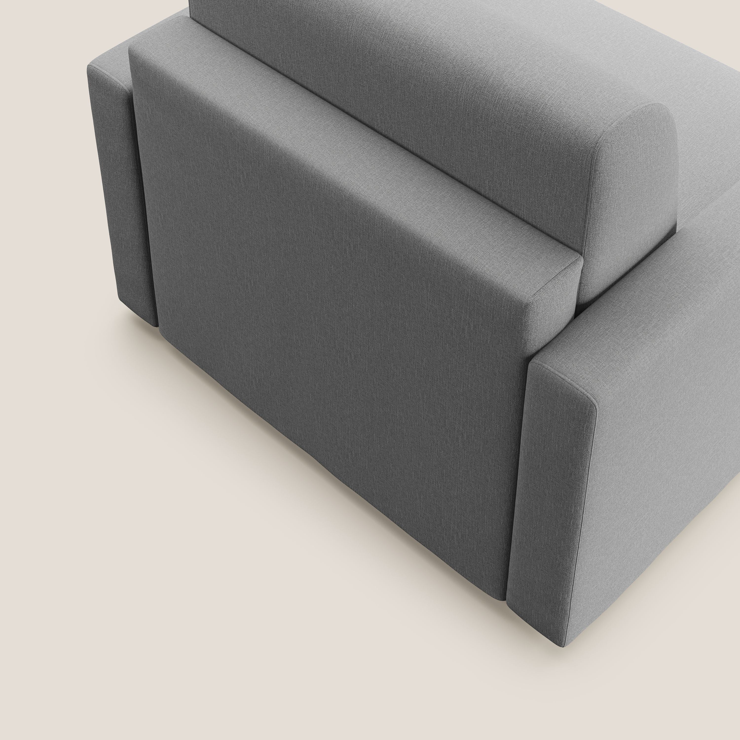 Chris Fauteuil convertible en tissu imperméable T13 gris - Image 6
