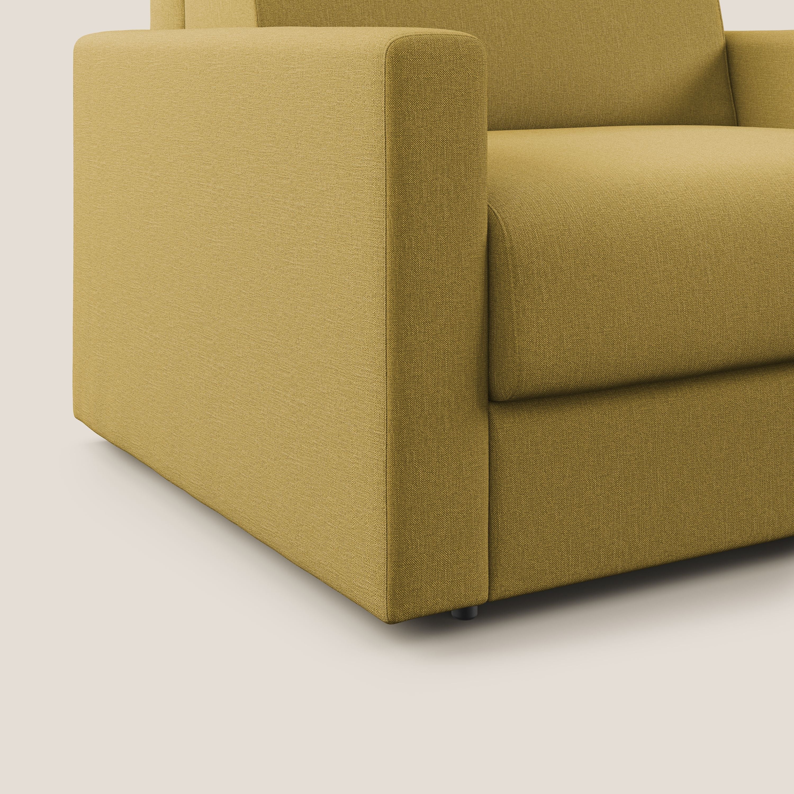 Chris Fauteuil convertible en tissu imperméable T13 jaune - Image 5