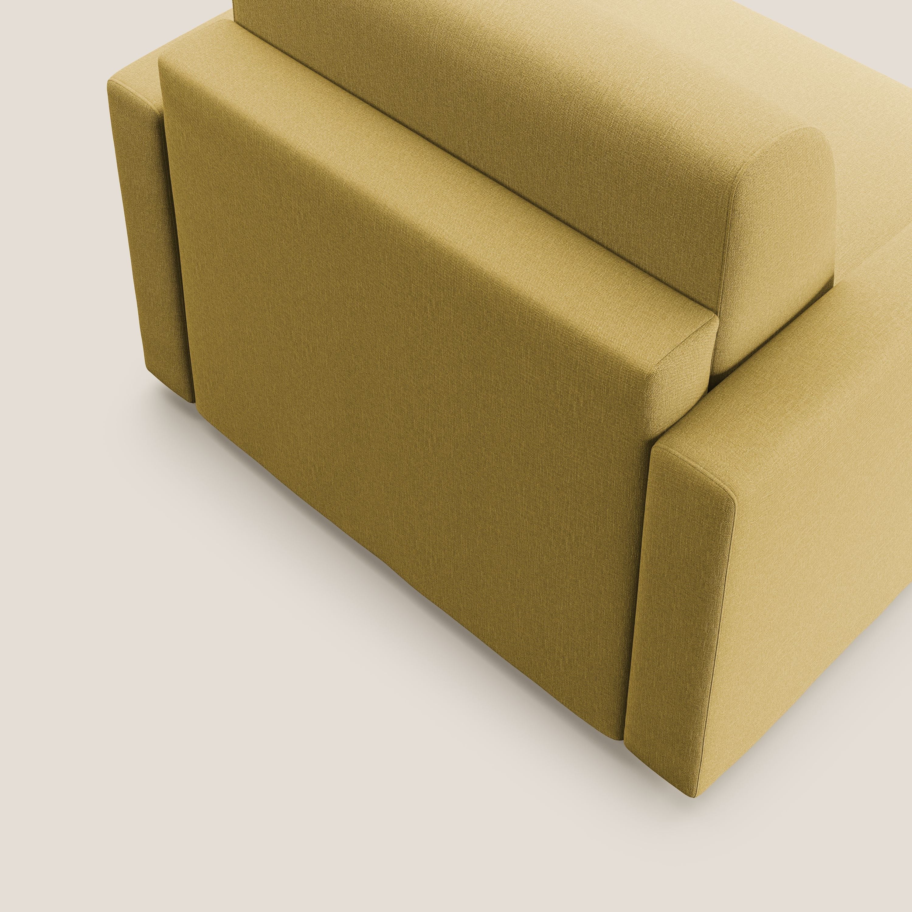 Chris Fauteuil convertible en tissu imperméable T13 jaune - Image 6
