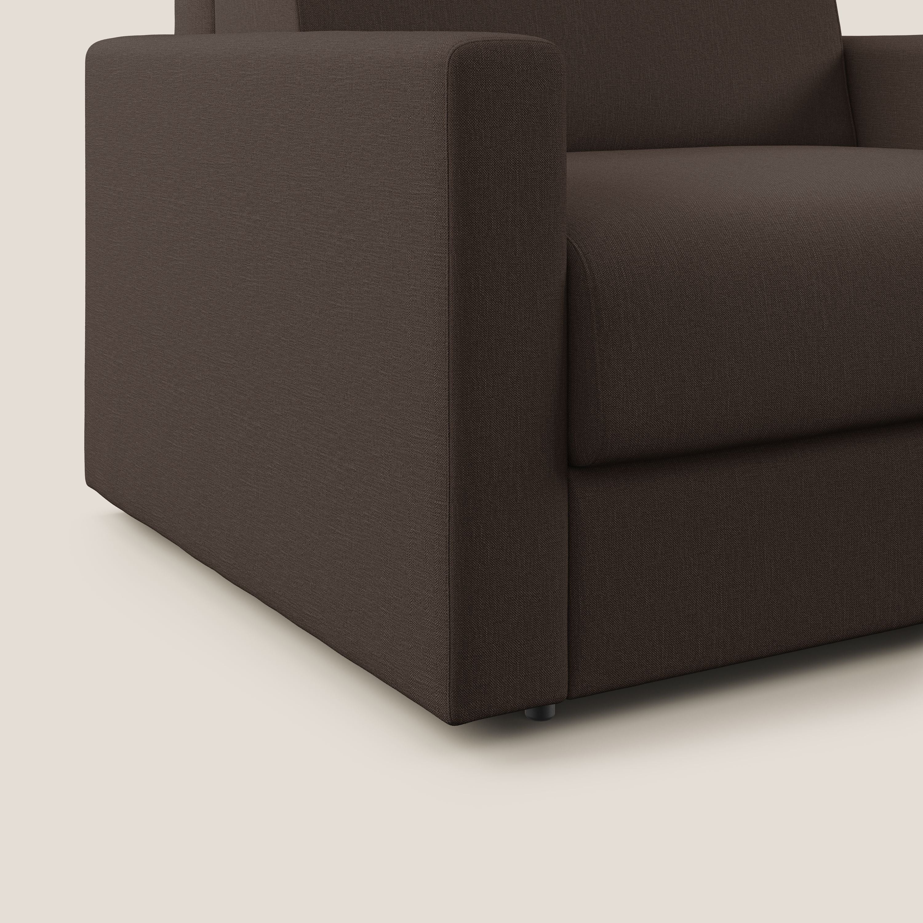 Chris Fauteuil convertible en tissu imperméable T13 marron - Image 5