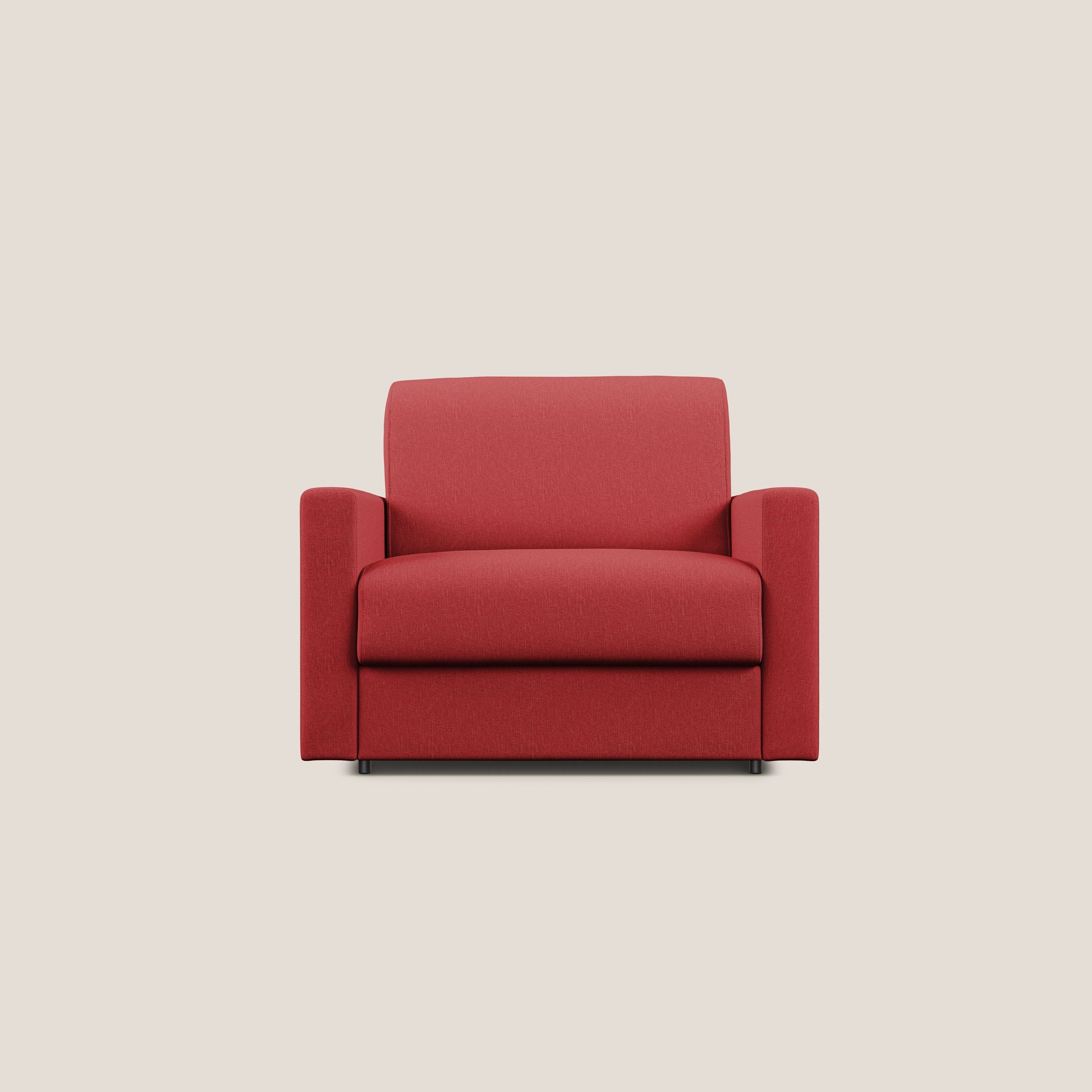 Chris Fauteuil convertible en tissu imperméable T13 rouge