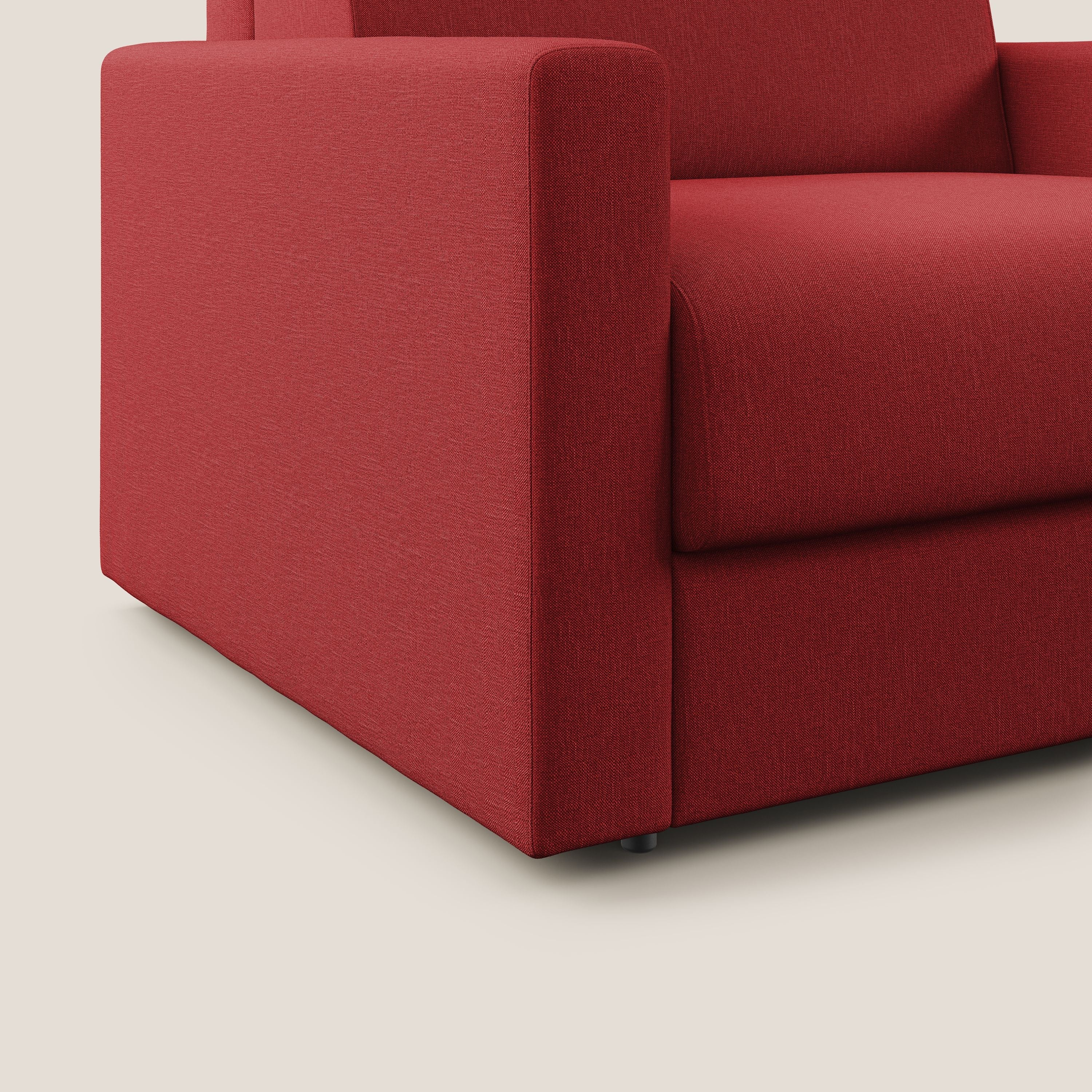 Chris Fauteuil convertible en tissu imperméable T13 rouge - Image 5