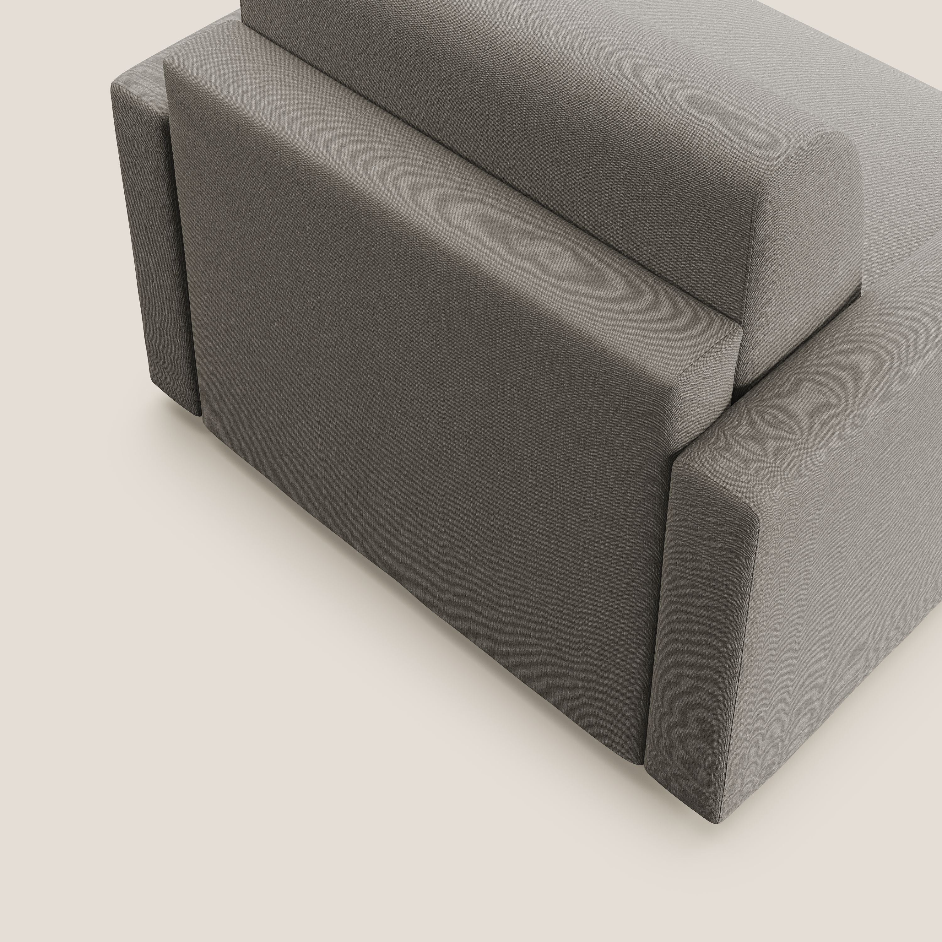 Chris Fauteuil convertible en tissu imperméable T13 Taupe tortora - Image 6