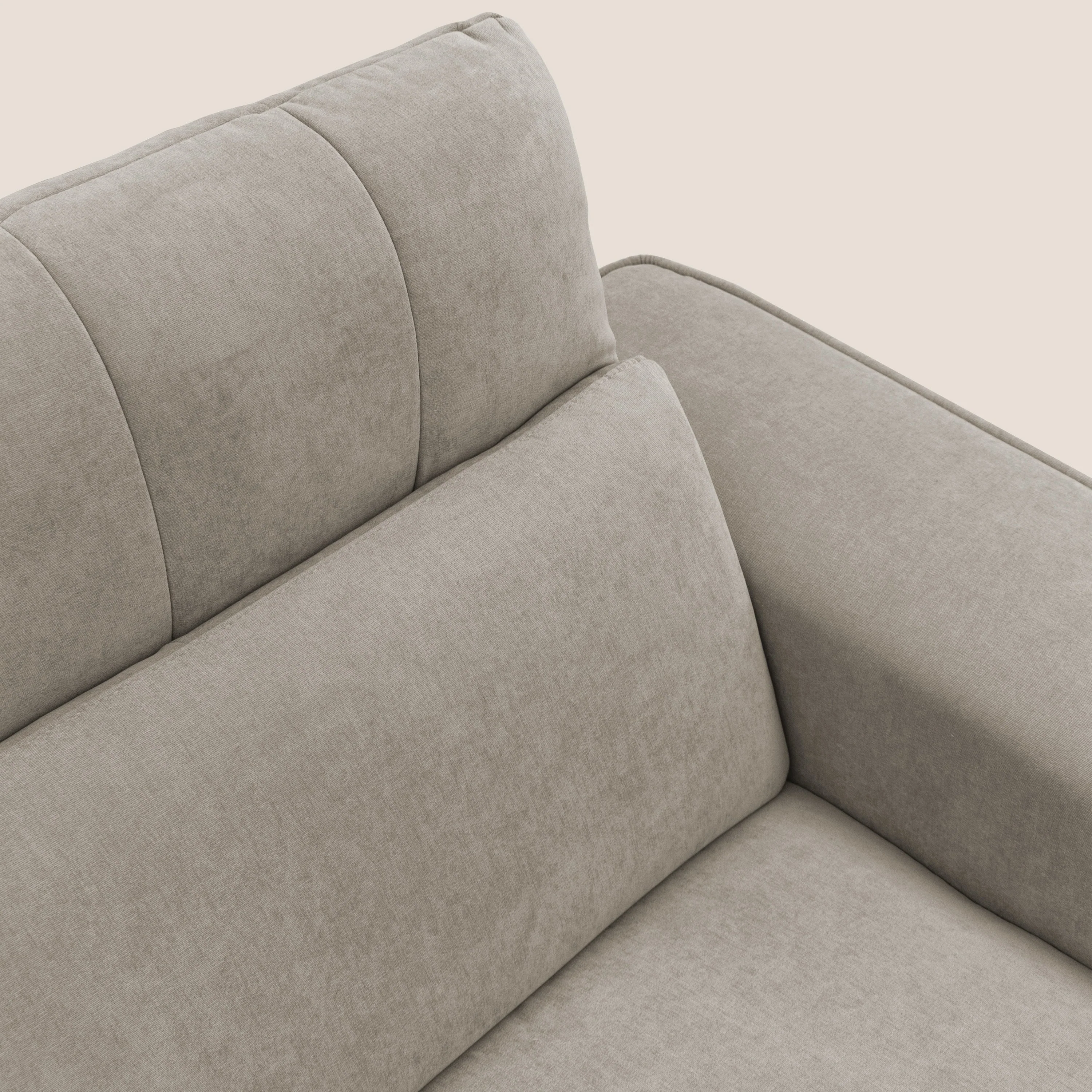 Clark Canapé d'angle avec option relax électrique en tissu imperméable et détachable T17 beige - Image 4