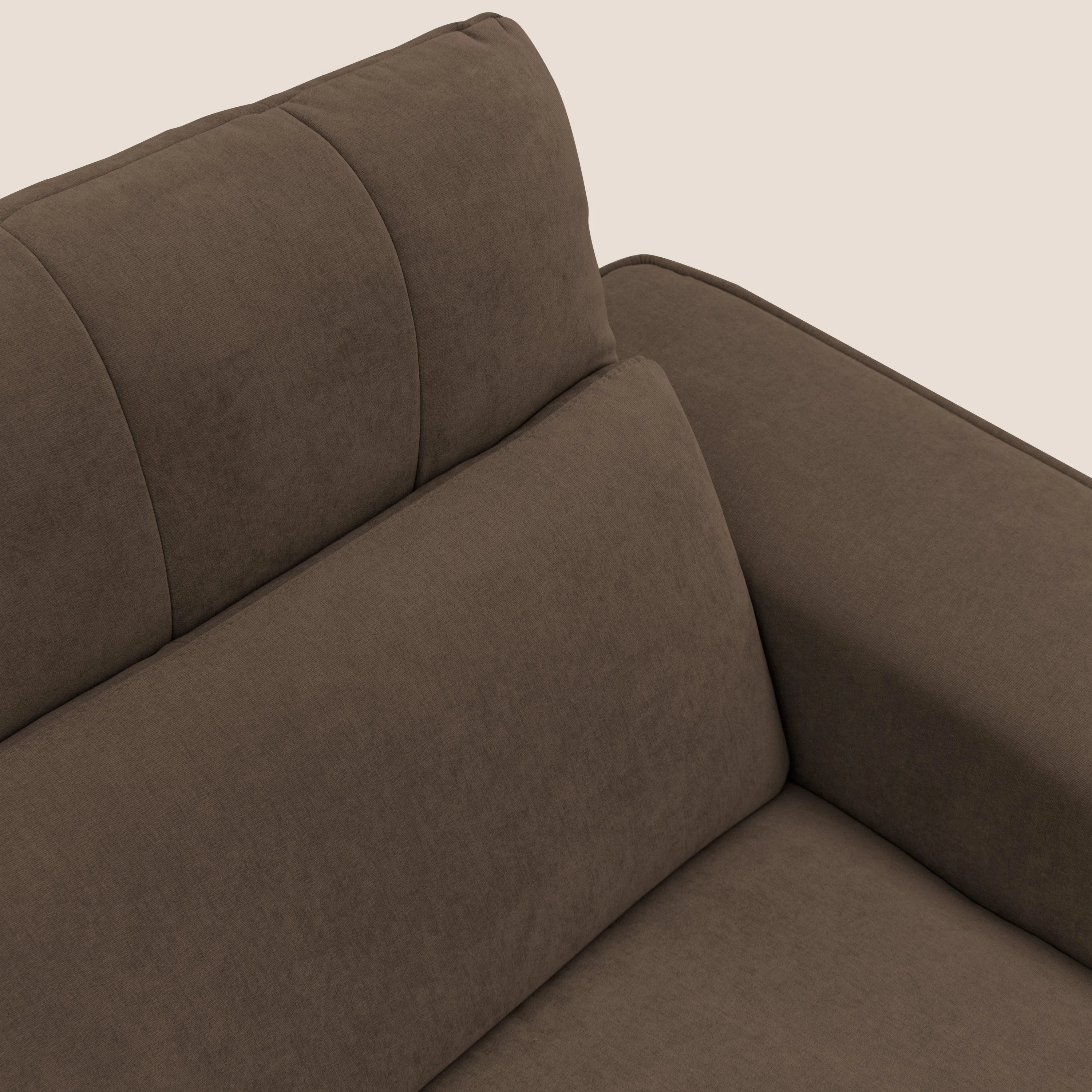 Clark Canapé d'angle avec option relax électrique en tissu imperméable et détachable T17 marron - Image 4