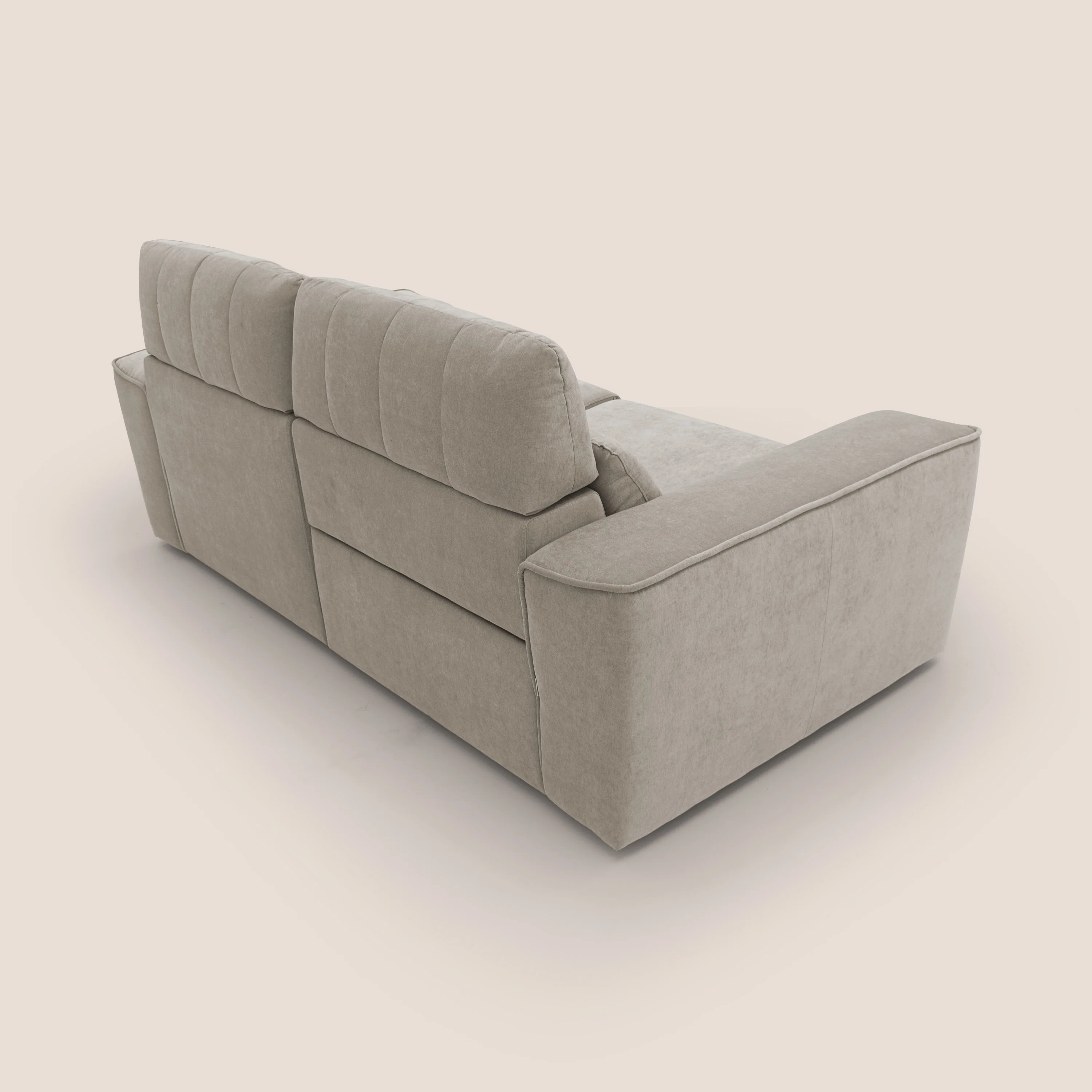 Clark Canapé modulable avec option relax électrique en tissu imperméable et détachable T17 beige - Image 8