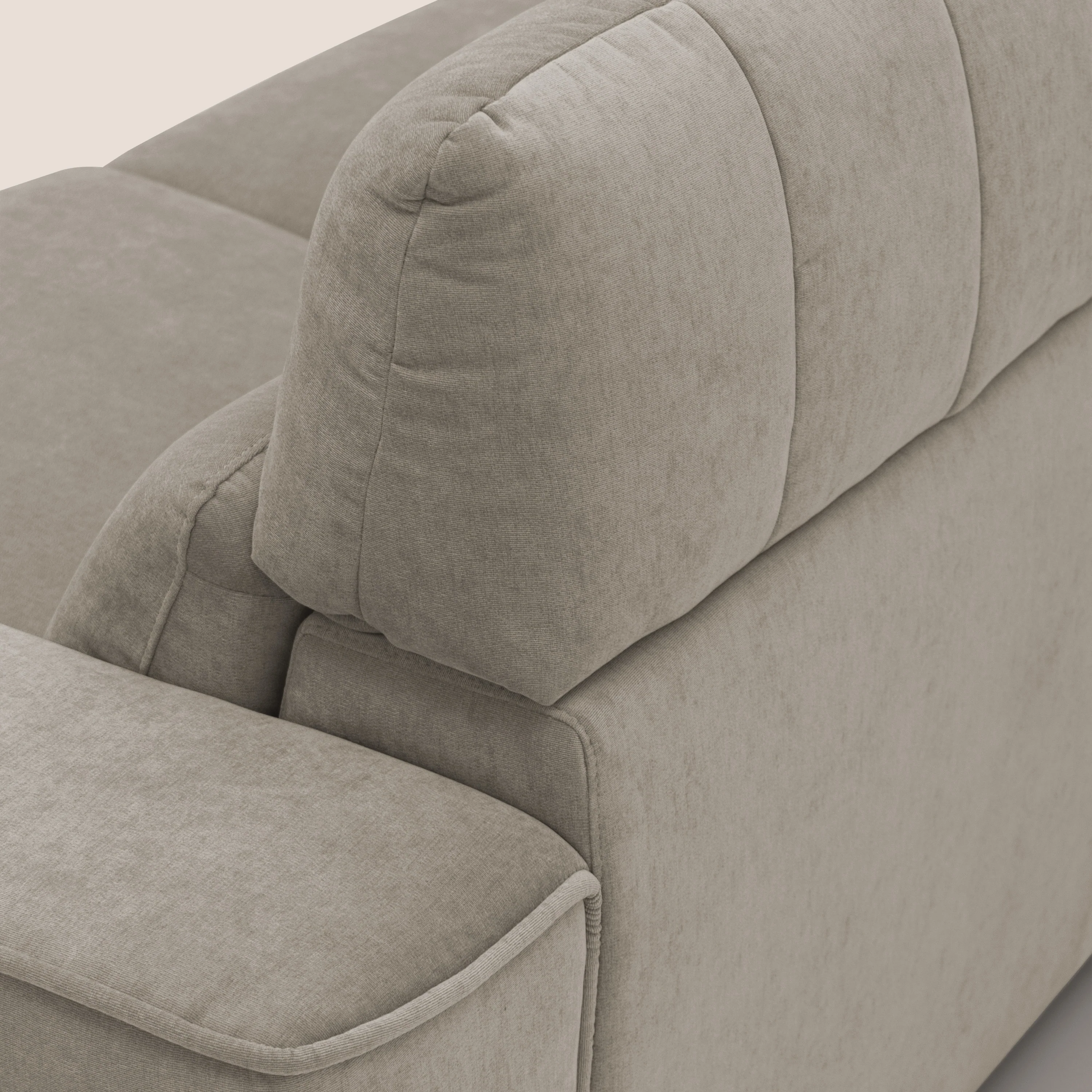 Clark Canapé modulable avec option relax électrique en tissu imperméable et détachable T17 beige - Image 9