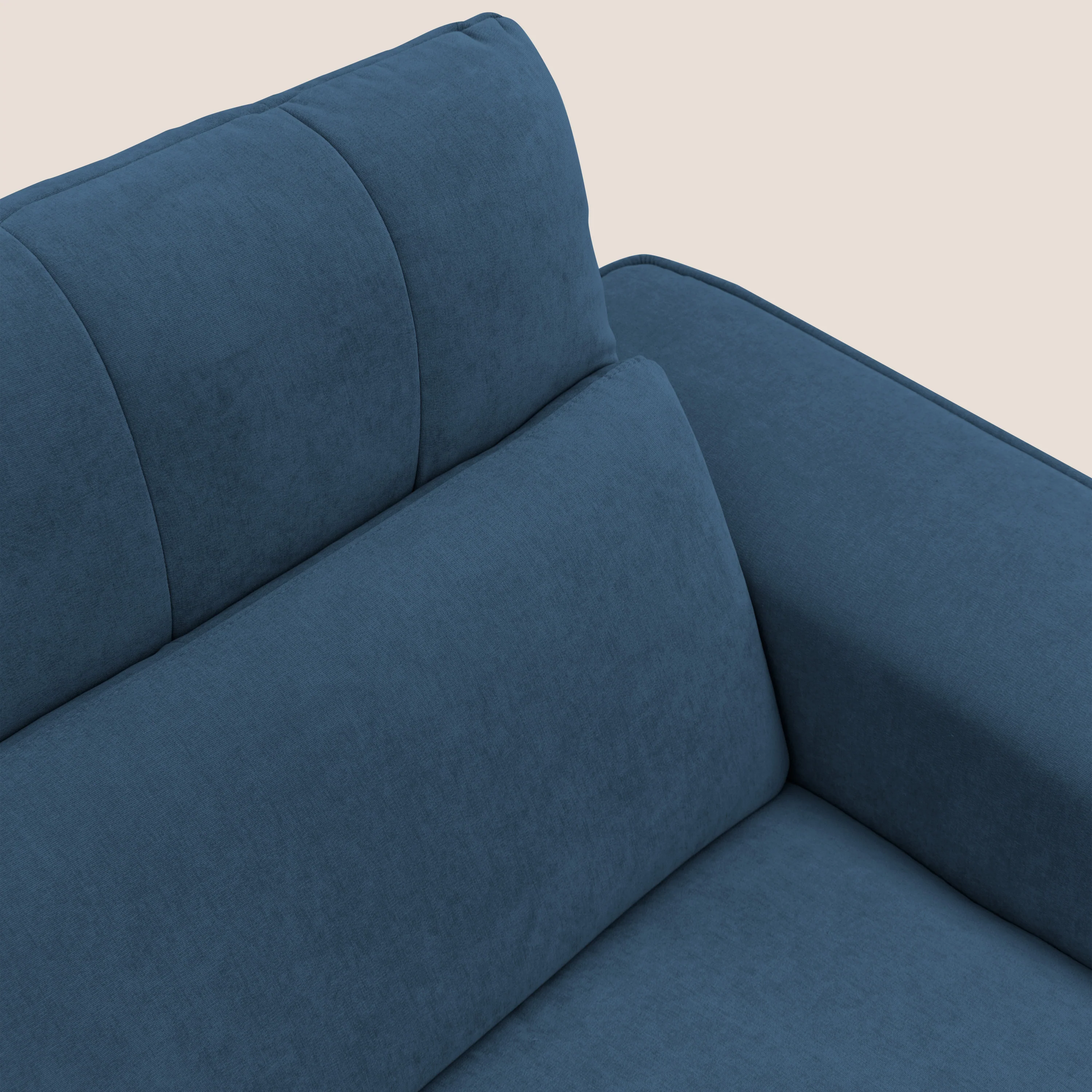 Clark Canapé modulable avec option relax électrique en tissu imperméable et détachable T17 bleu - Image 5