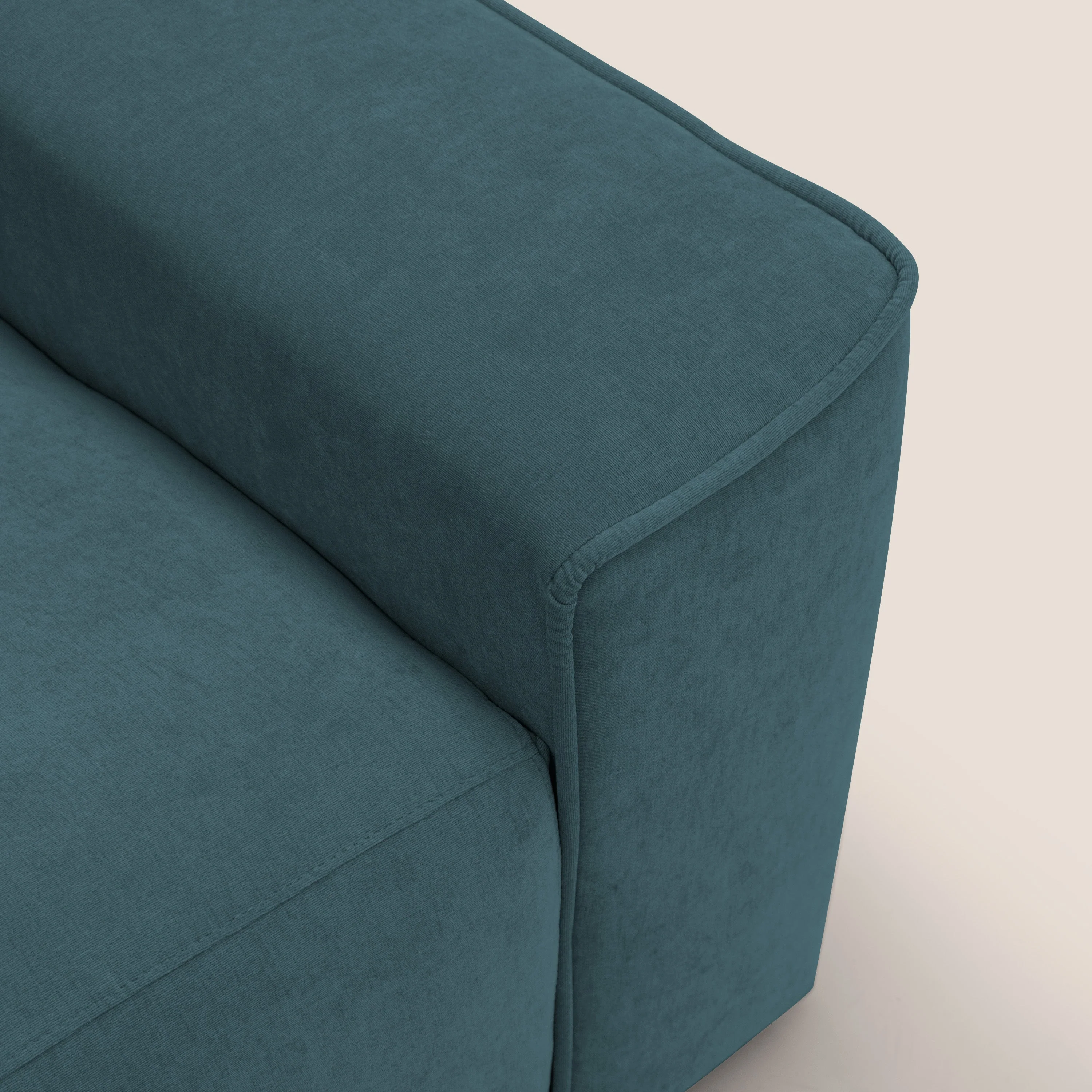 Clark Canapé modulable avec option relax électrique en tissu imperméable et détachable T17 bleu canard - Image 11