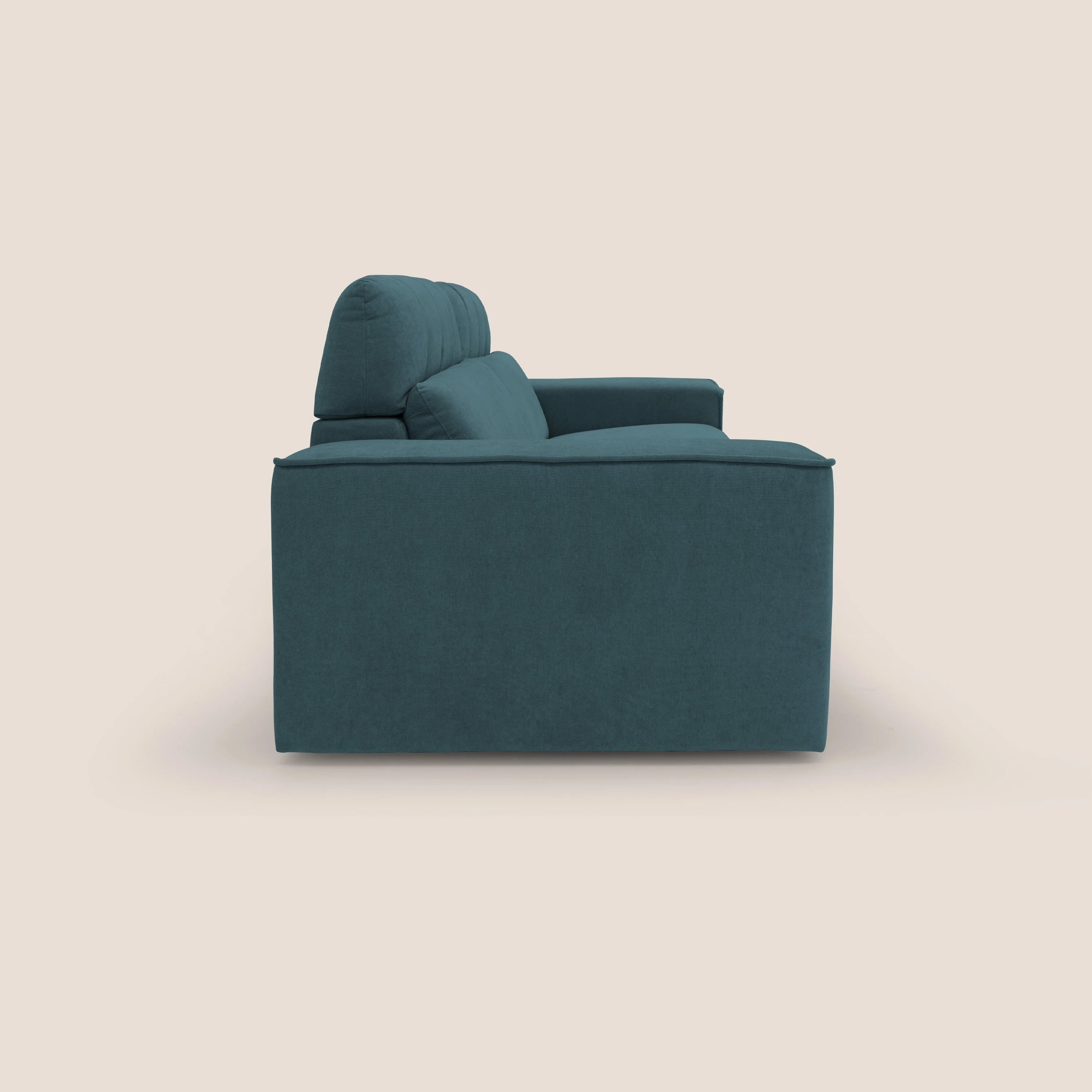 Clark Canapé modulable avec option relax électrique en tissu imperméable et détachable T17 bleu canard - Image 6