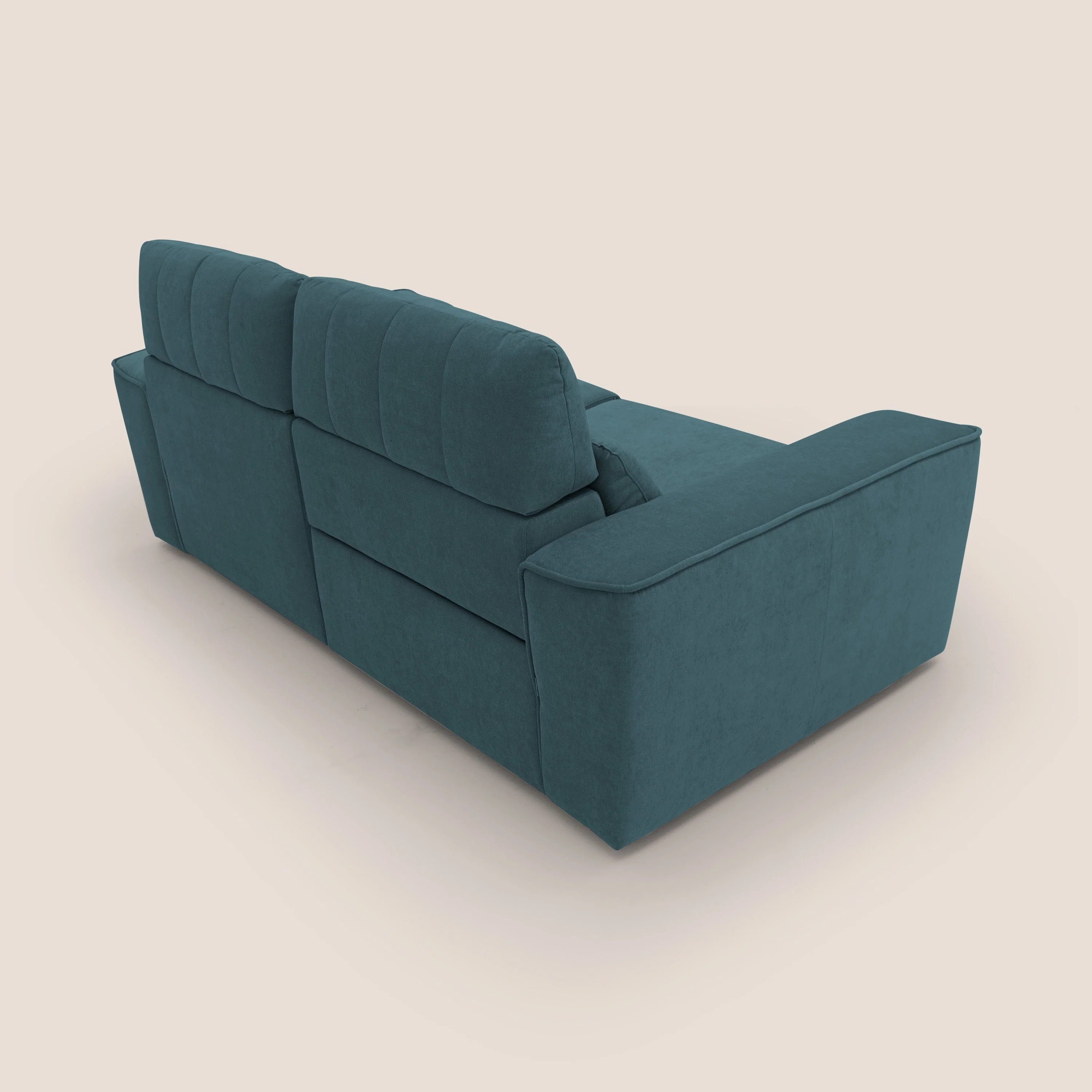 Clark Canapé modulable avec option relax électrique en tissu imperméable et détachable T17 bleu canard - Image 8