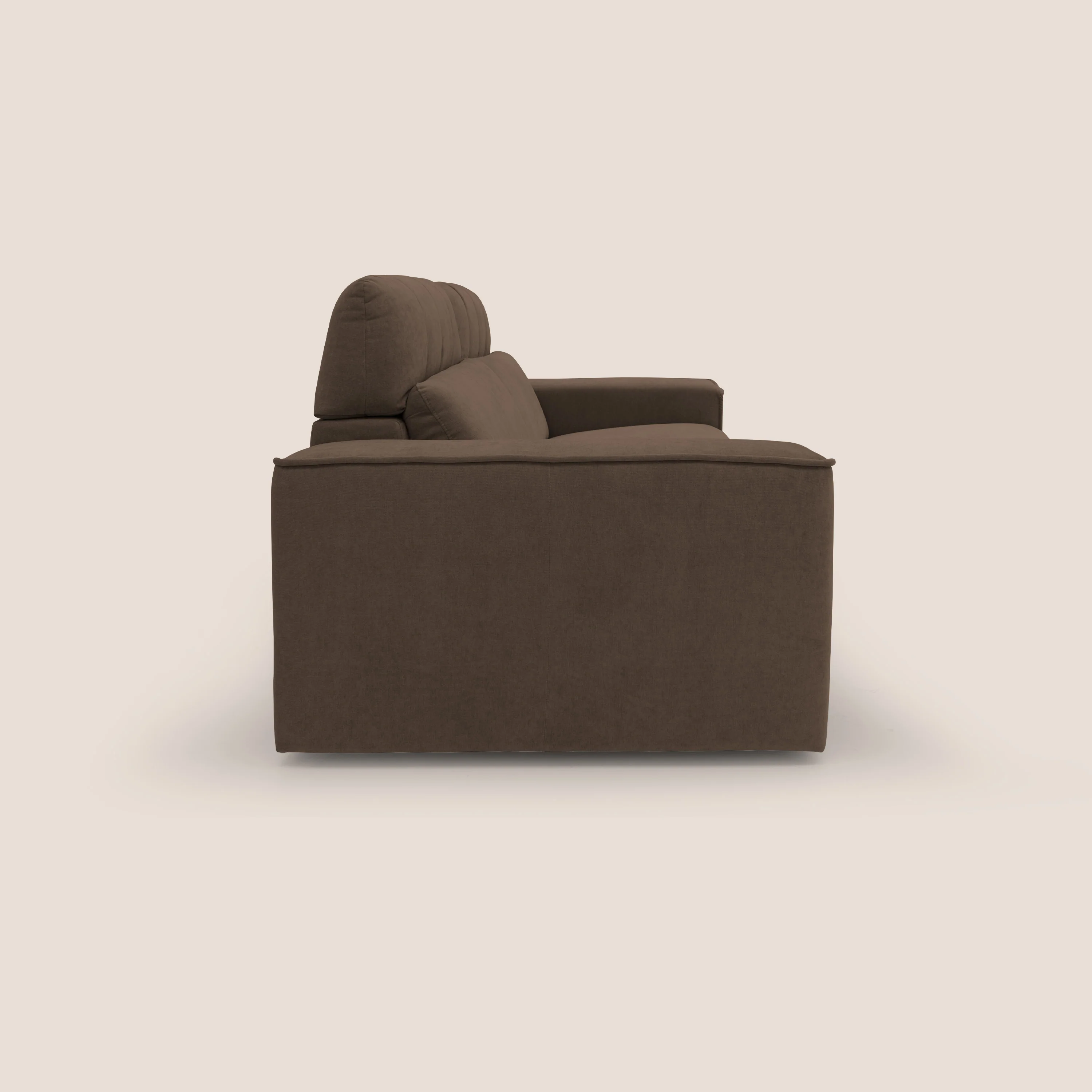Clark Canapé modulable avec option relax électrique en tissu imperméable et détachable T17 marron - Image 6