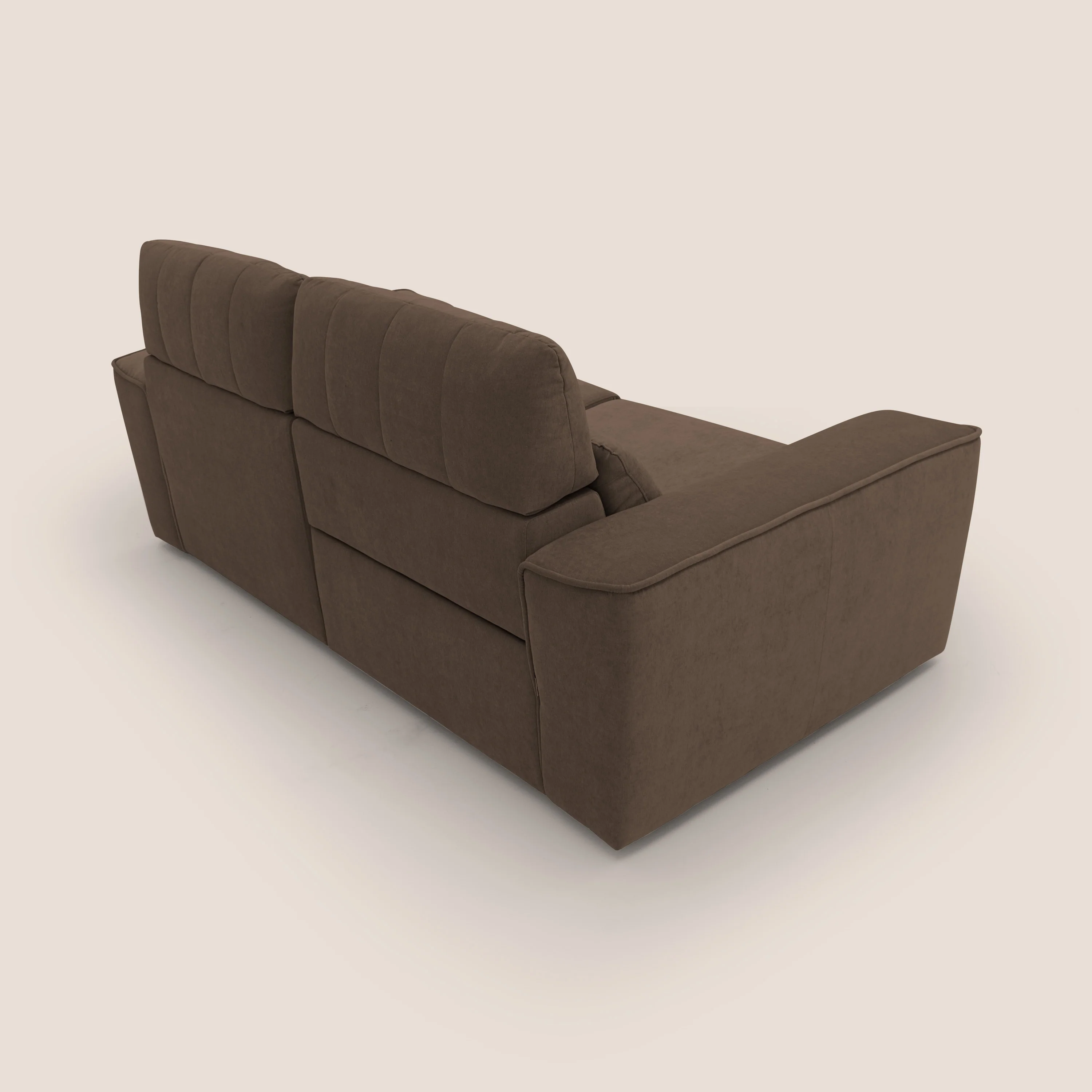 Clark Canapé modulable avec option relax électrique en tissu imperméable et détachable T17 marron - Image 8