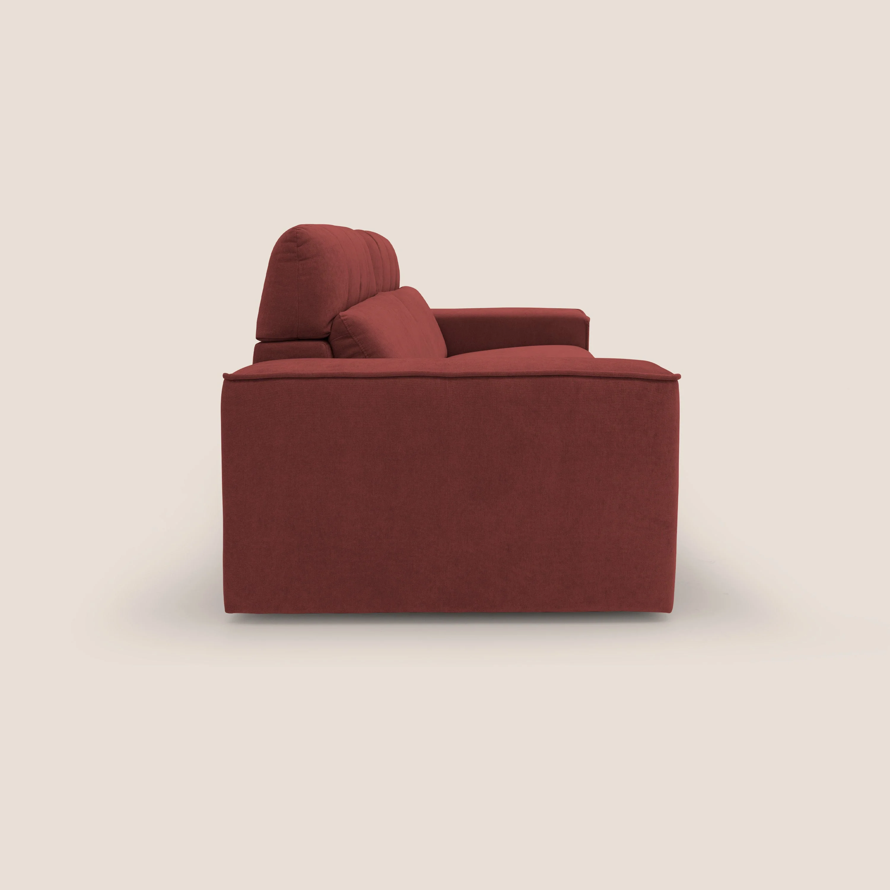 Clark Canapé modulable avec option relax électrique en tissu imperméable et détachable T17 rouge - Image 6