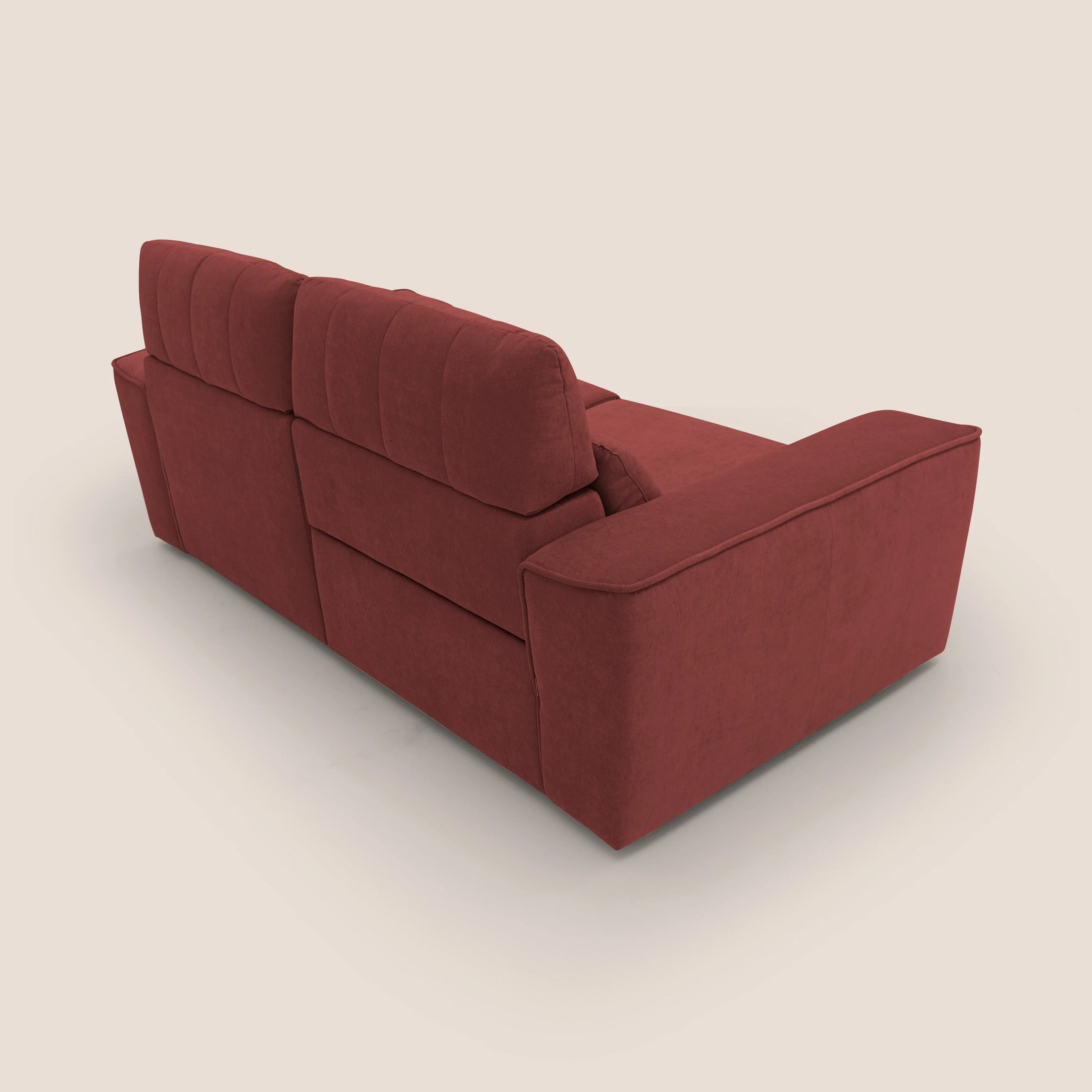 Clark Canapé modulable avec option relax électrique en tissu imperméable et détachable T17 rouge - Image 8