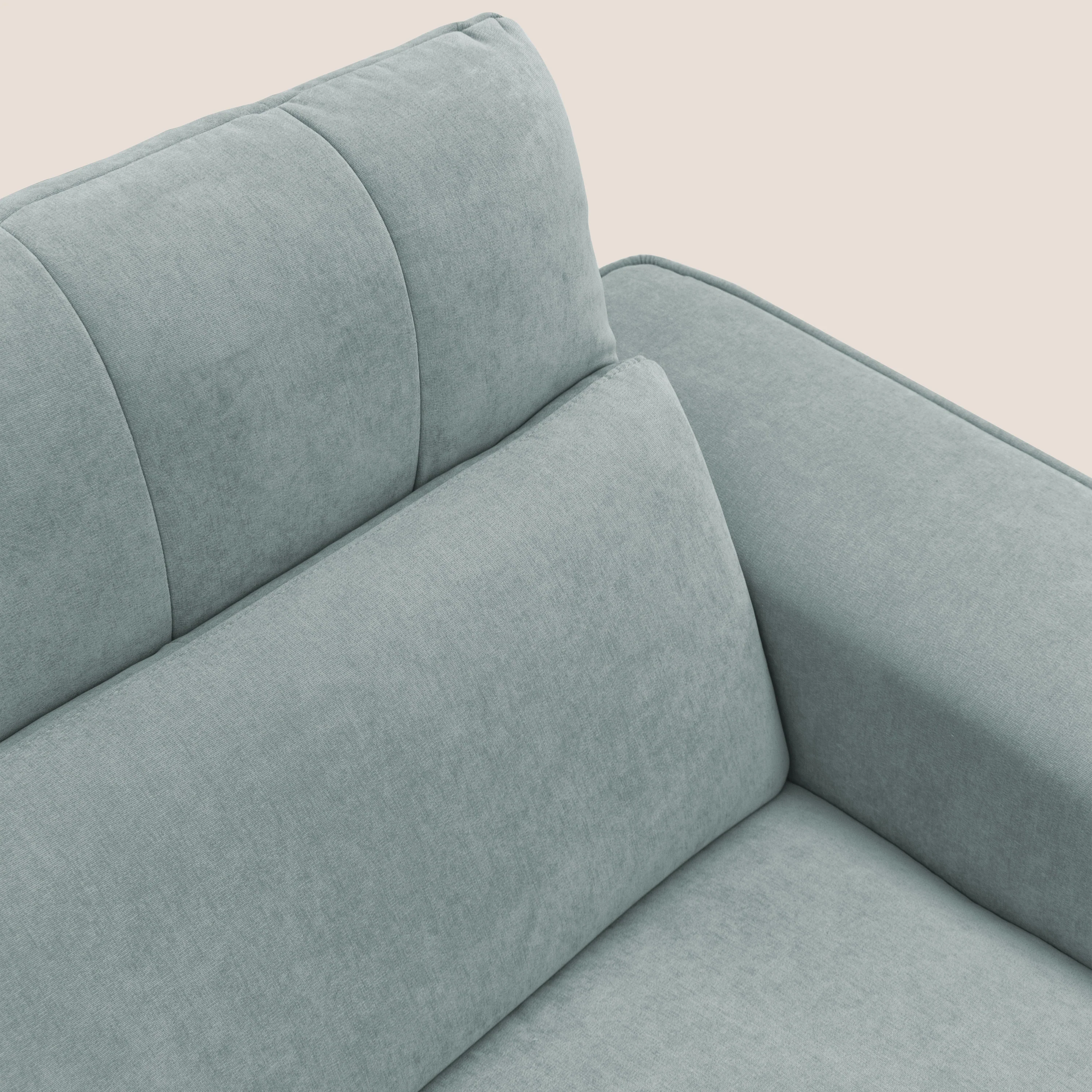 Clark Canapé modulable avec option relax électrique en tissu imperméable et détachable T17 vert d'eau - Image 8