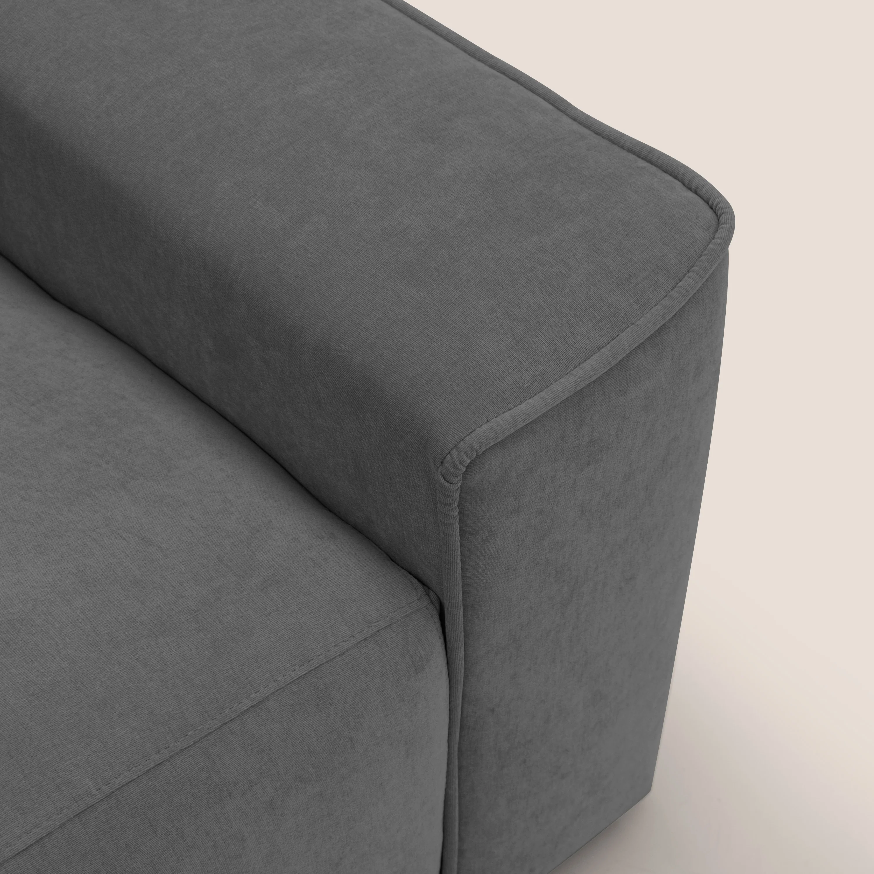 Clark canapé modulable d'angle REVERSIBLE avec option relax électrique en tissu détachable imperméable T17 anthracite - Image 11