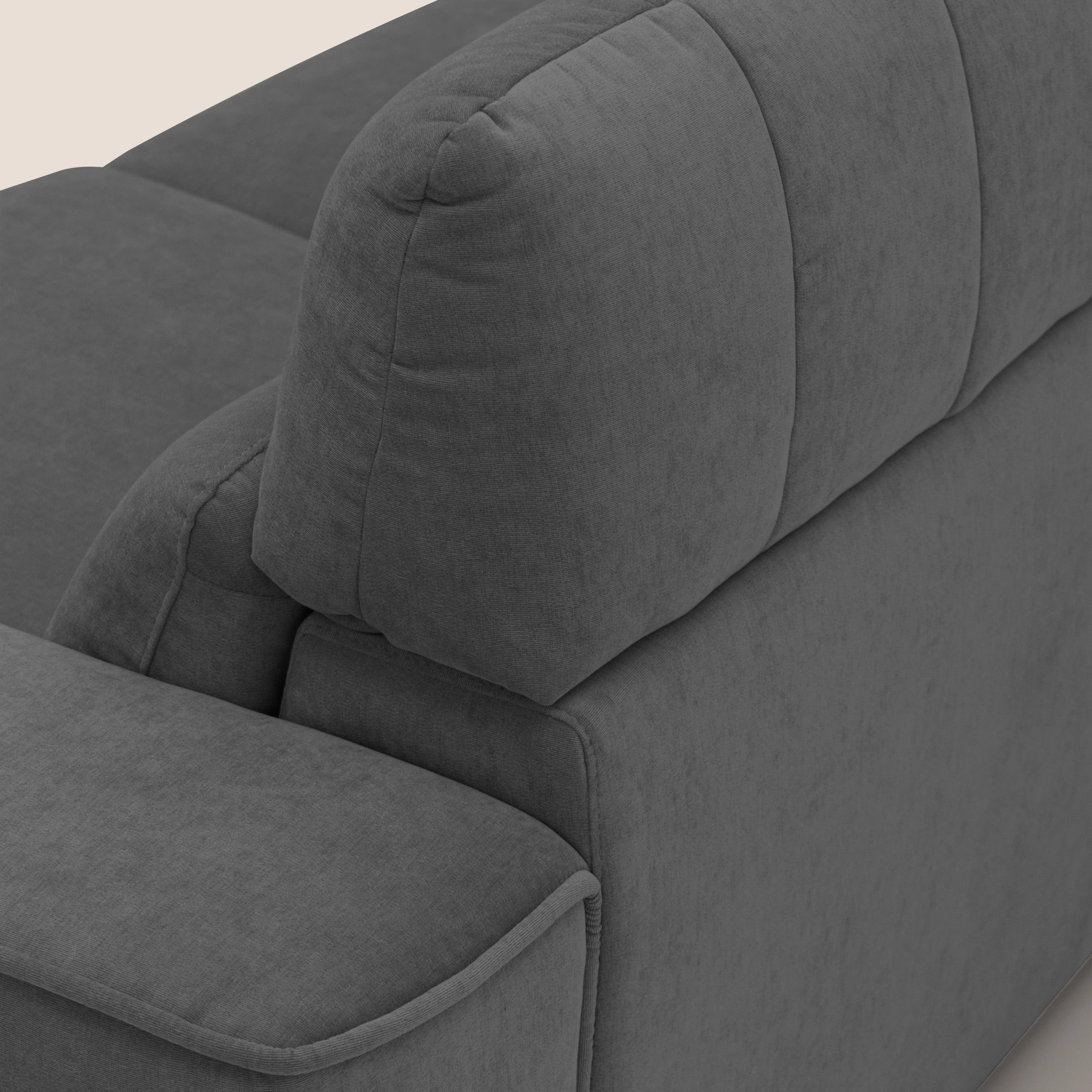Clark canapé modulable d'angle REVERSIBLE avec option relax électrique en tissu détachable imperméable T17 anthracite - Image 9