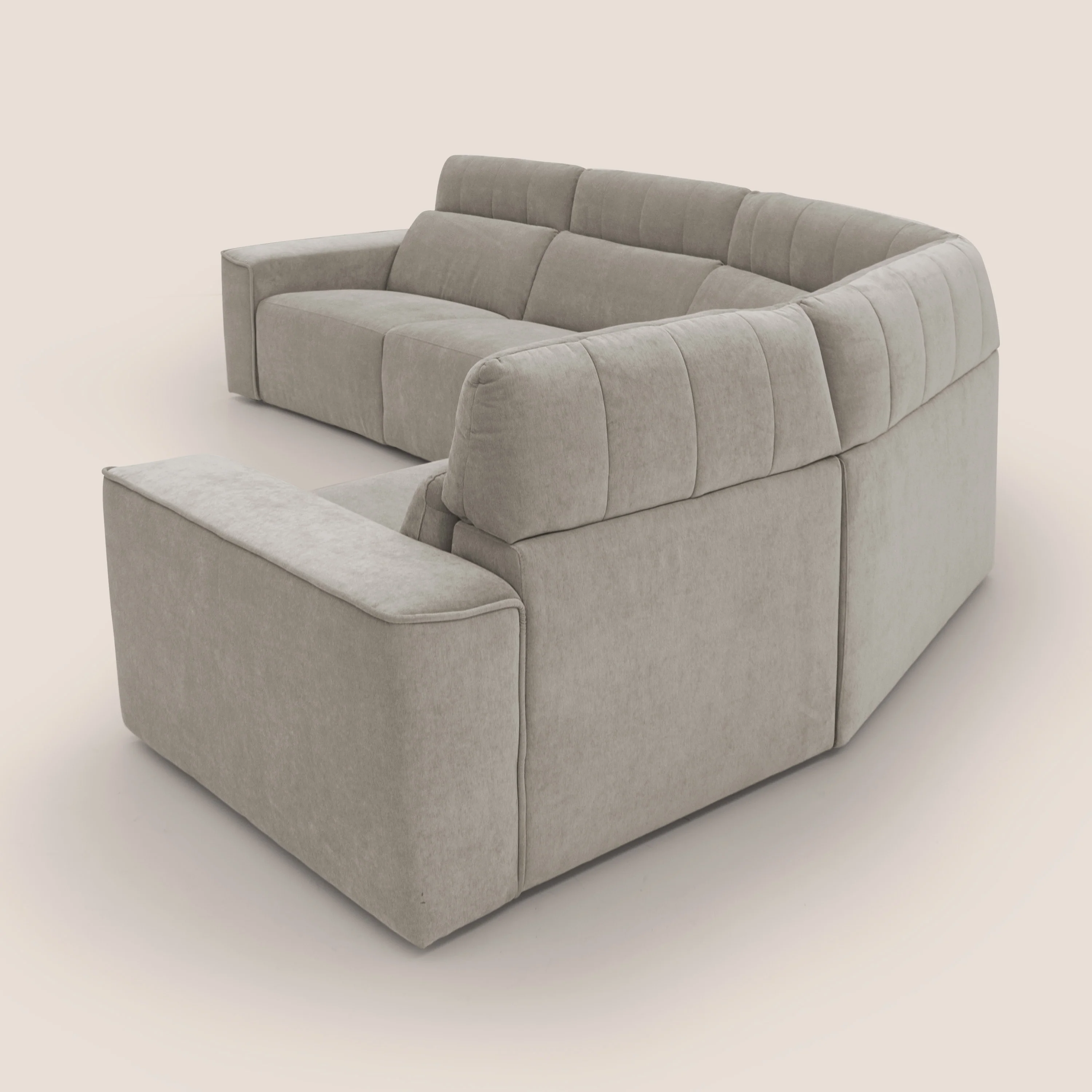 Clark canapé modulable d'angle REVERSIBLE avec option relax électrique en tissu détachable imperméable T17 beige - Image 10