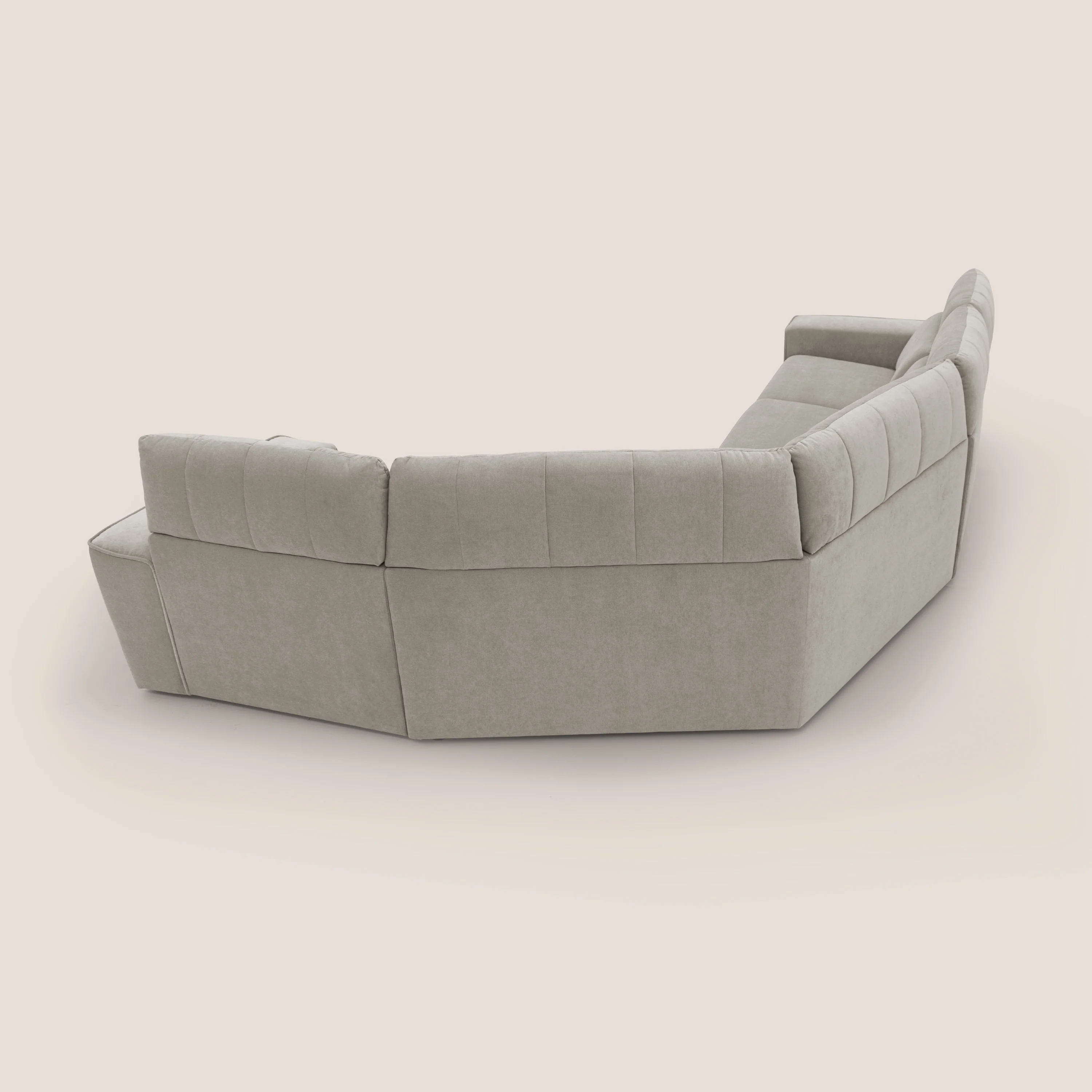 Clark canapé modulable d'angle REVERSIBLE avec option relax électrique en tissu détachable imperméable T17 beige - Image 14