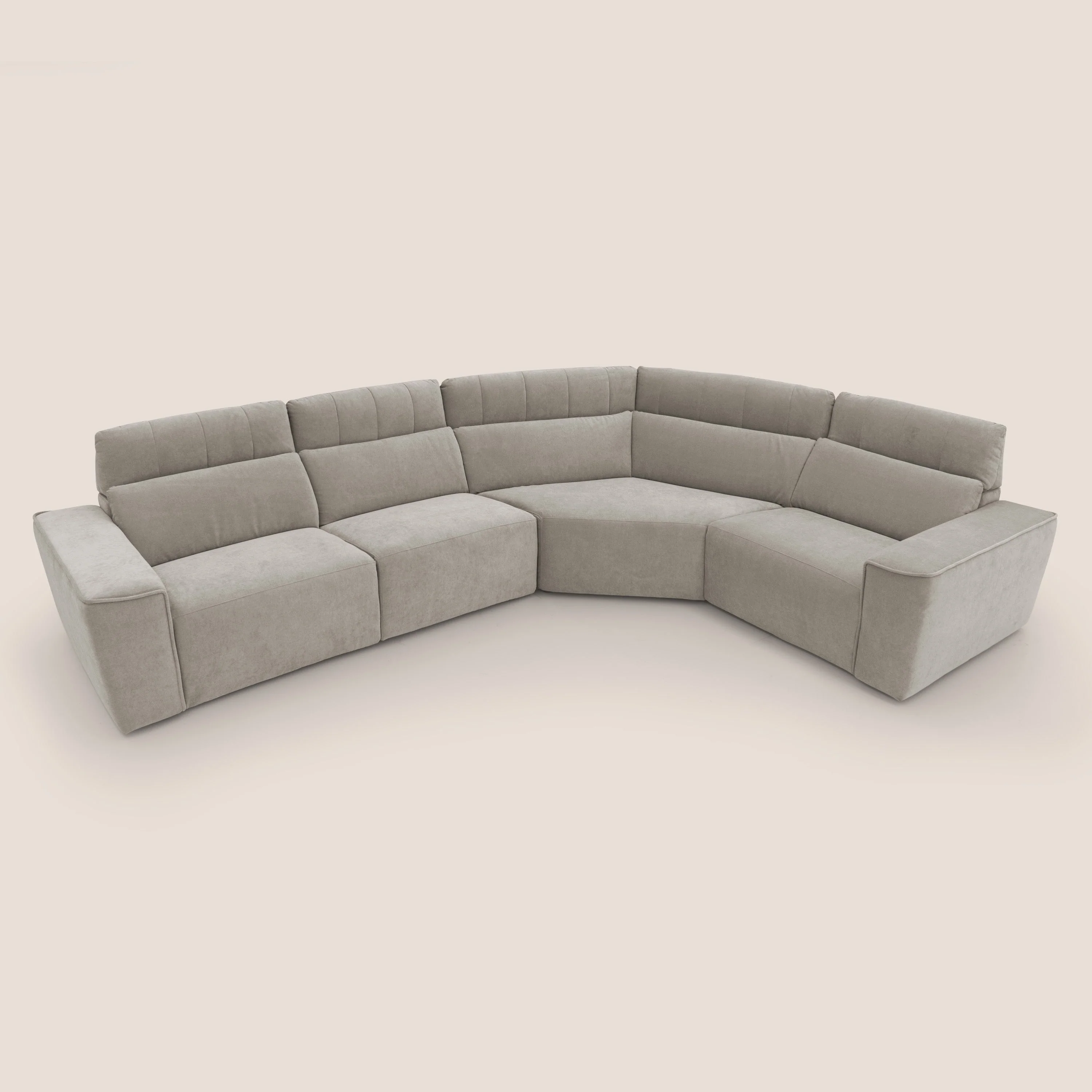 Clark canapé modulable d'angle REVERSIBLE avec option relax électrique en tissu détachable imperméable T17 beige - Image 8