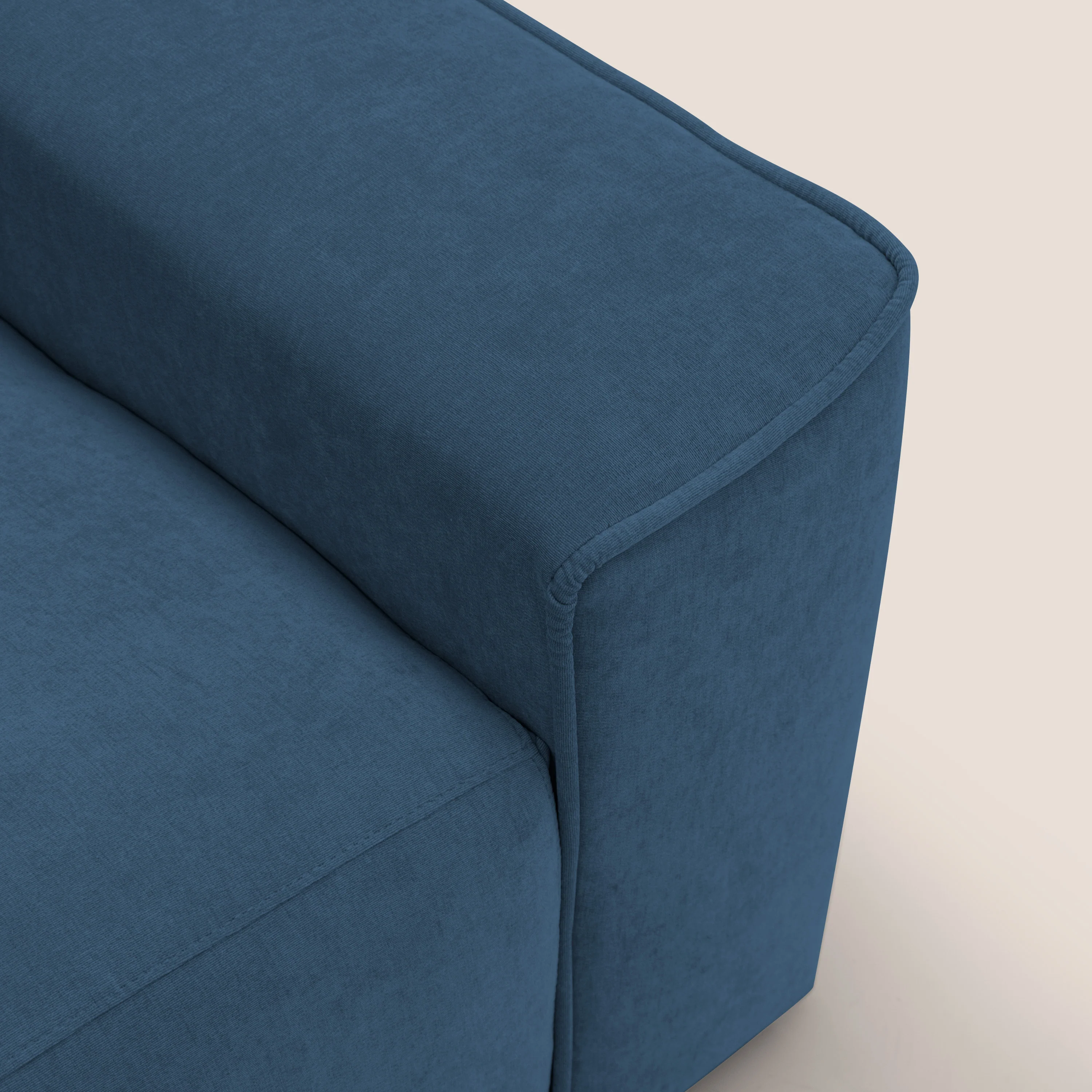 Clark canapé modulable d'angle REVERSIBLE avec option relax électrique en tissu détachable imperméable T17 bleu - Image 11
