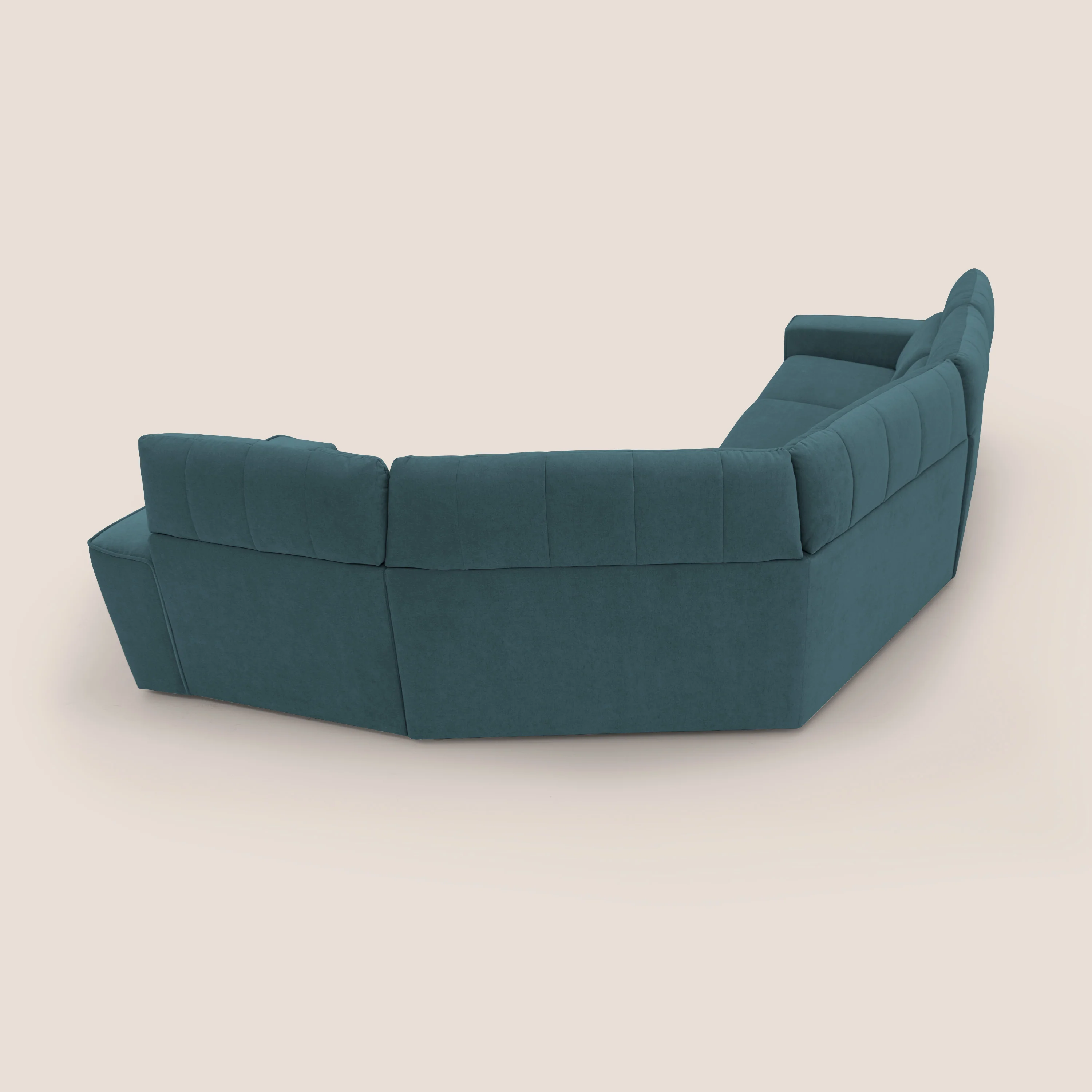 Clark canapé modulable d'angle REVERSIBLE avec option relax électrique en tissu détachable imperméable T17 bleu canard - Image 14