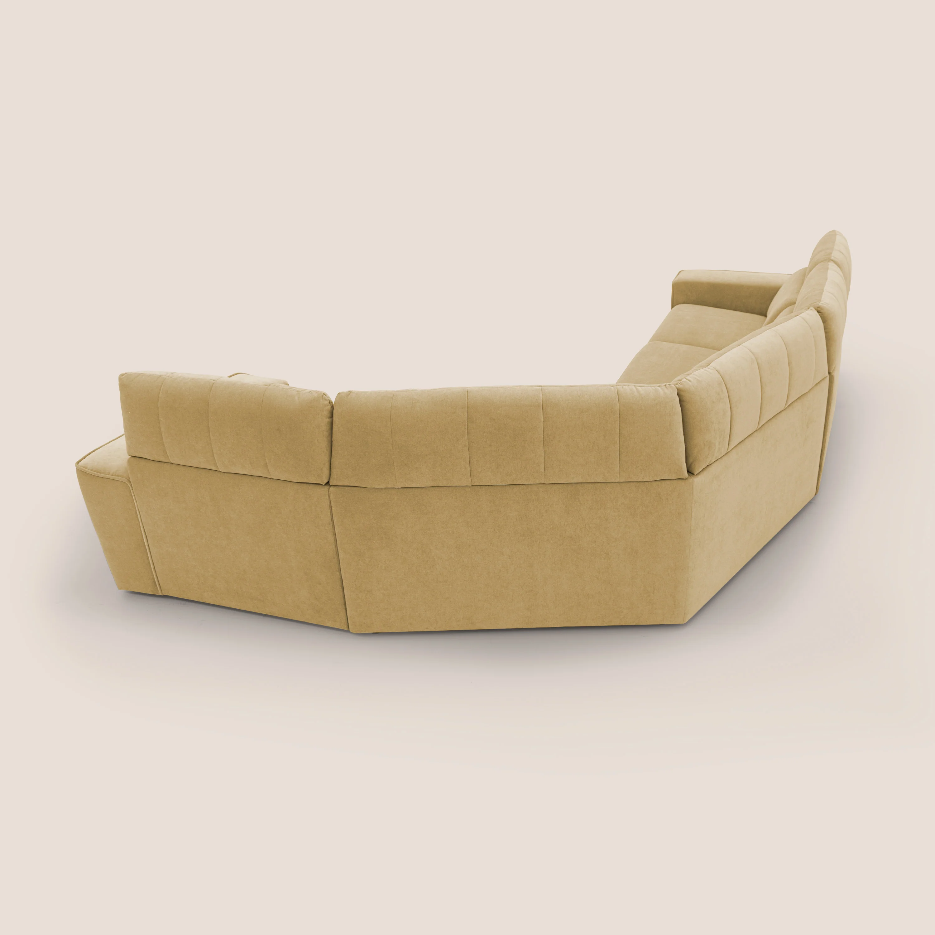 Clark canapé modulable d'angle REVERSIBLE avec option relax électrique en tissu détachable imperméable T17 jaune - Image 14