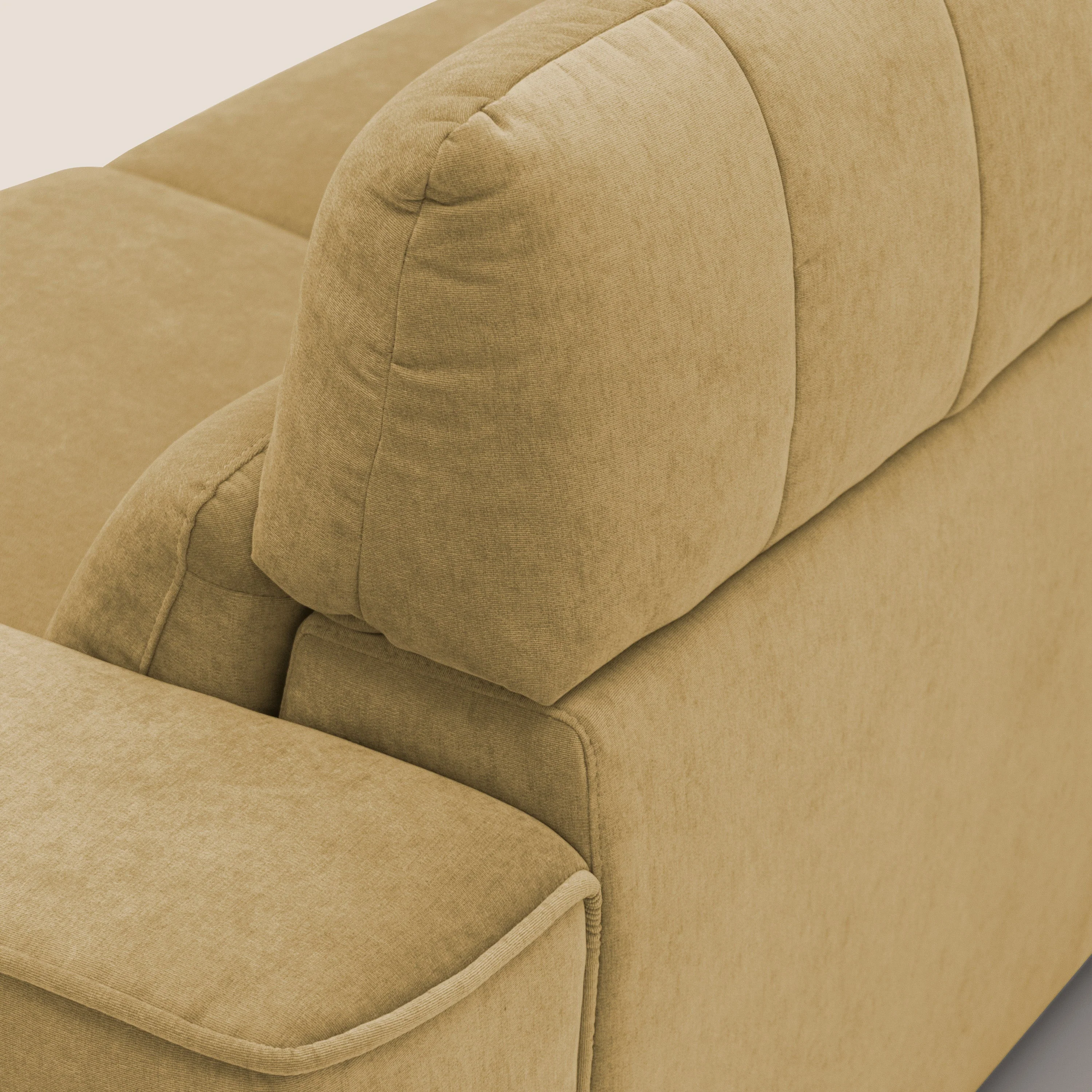Clark canapé modulable d'angle REVERSIBLE avec option relax électrique en tissu détachable imperméable T17 jaune - Image 9