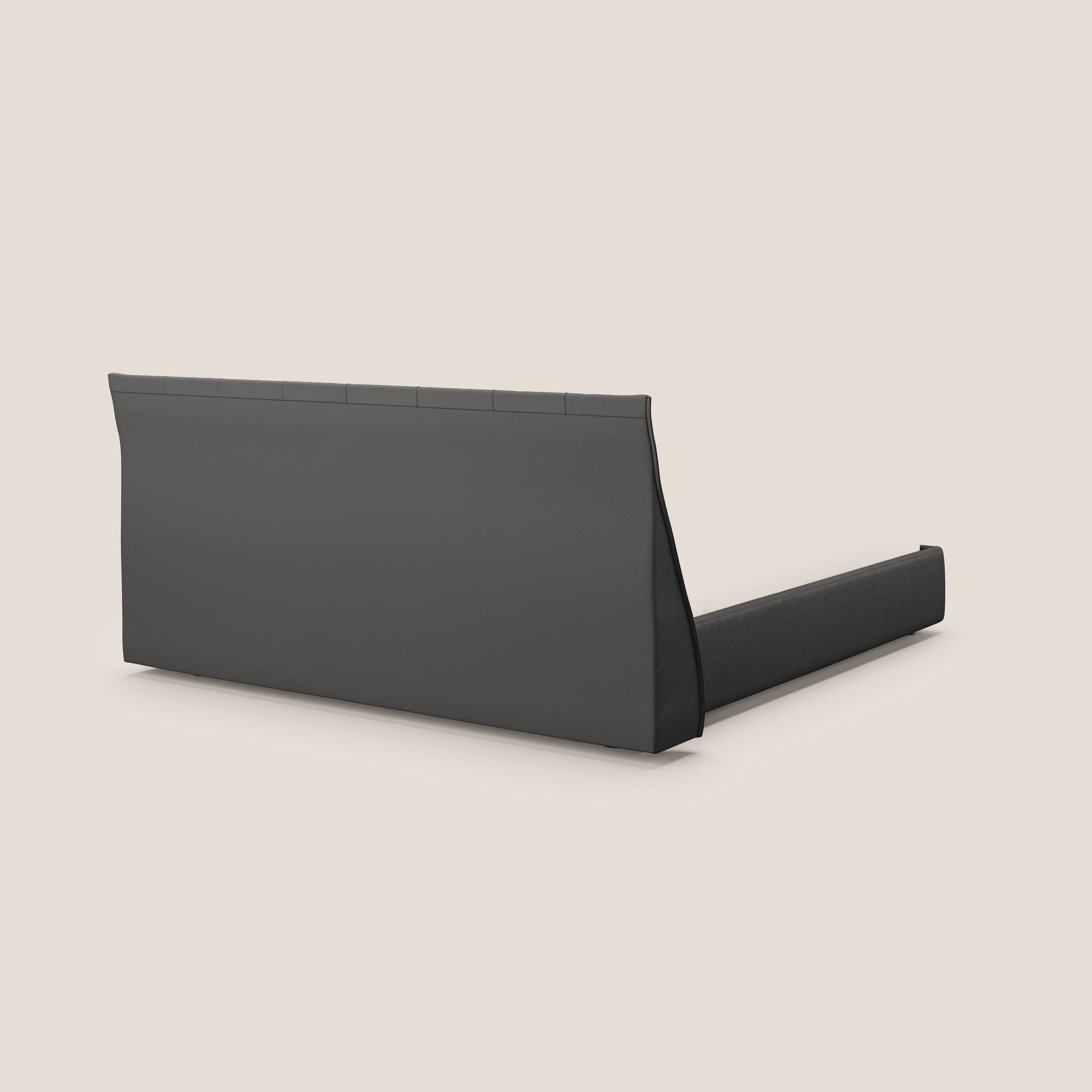Clizia Lit de design avec coffre de rangement en simili-cuir imperméable T04 anthracite - Image 5