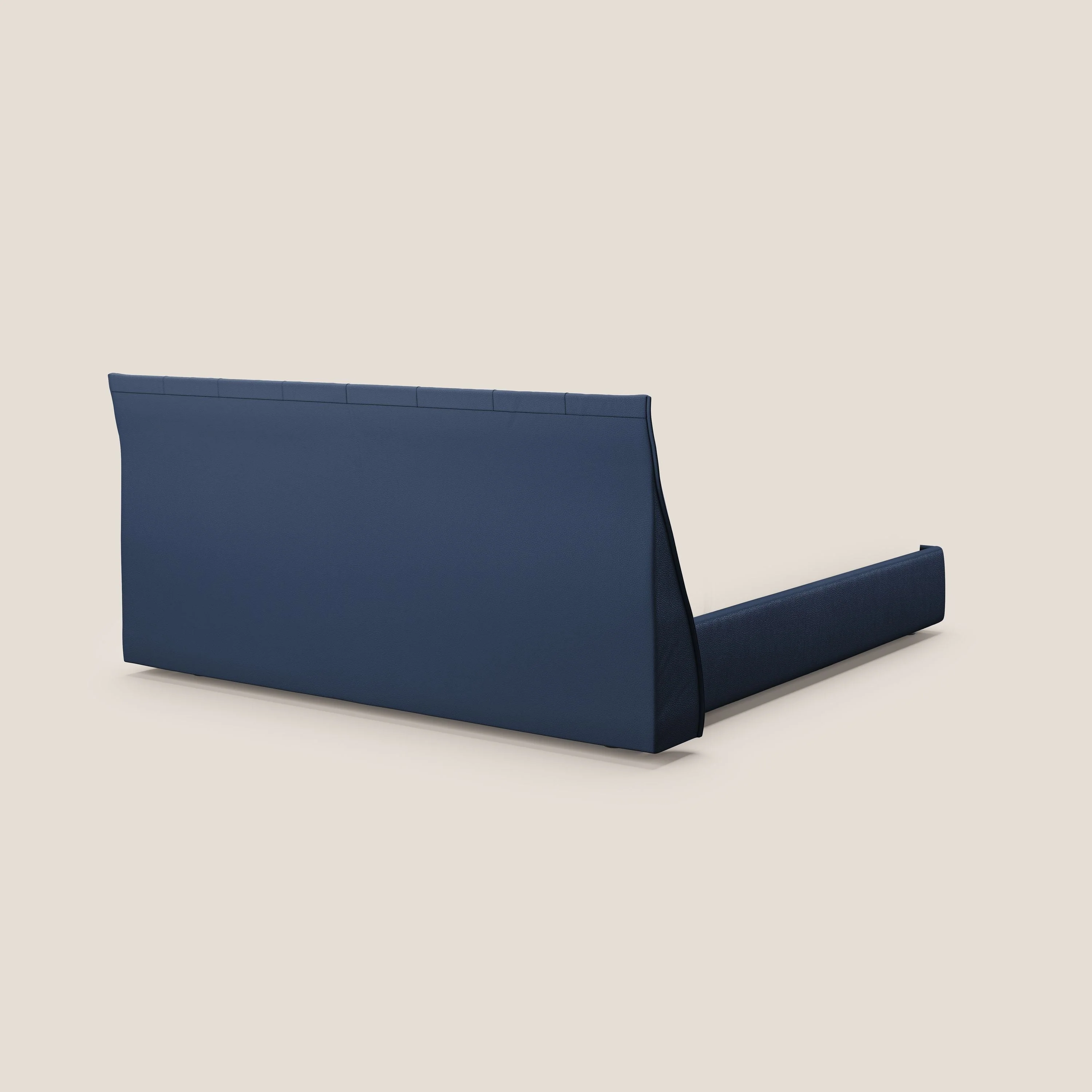 Clizia Lit de design avec coffre de rangement en simili-cuir imperméable T04 bleu - Image 5