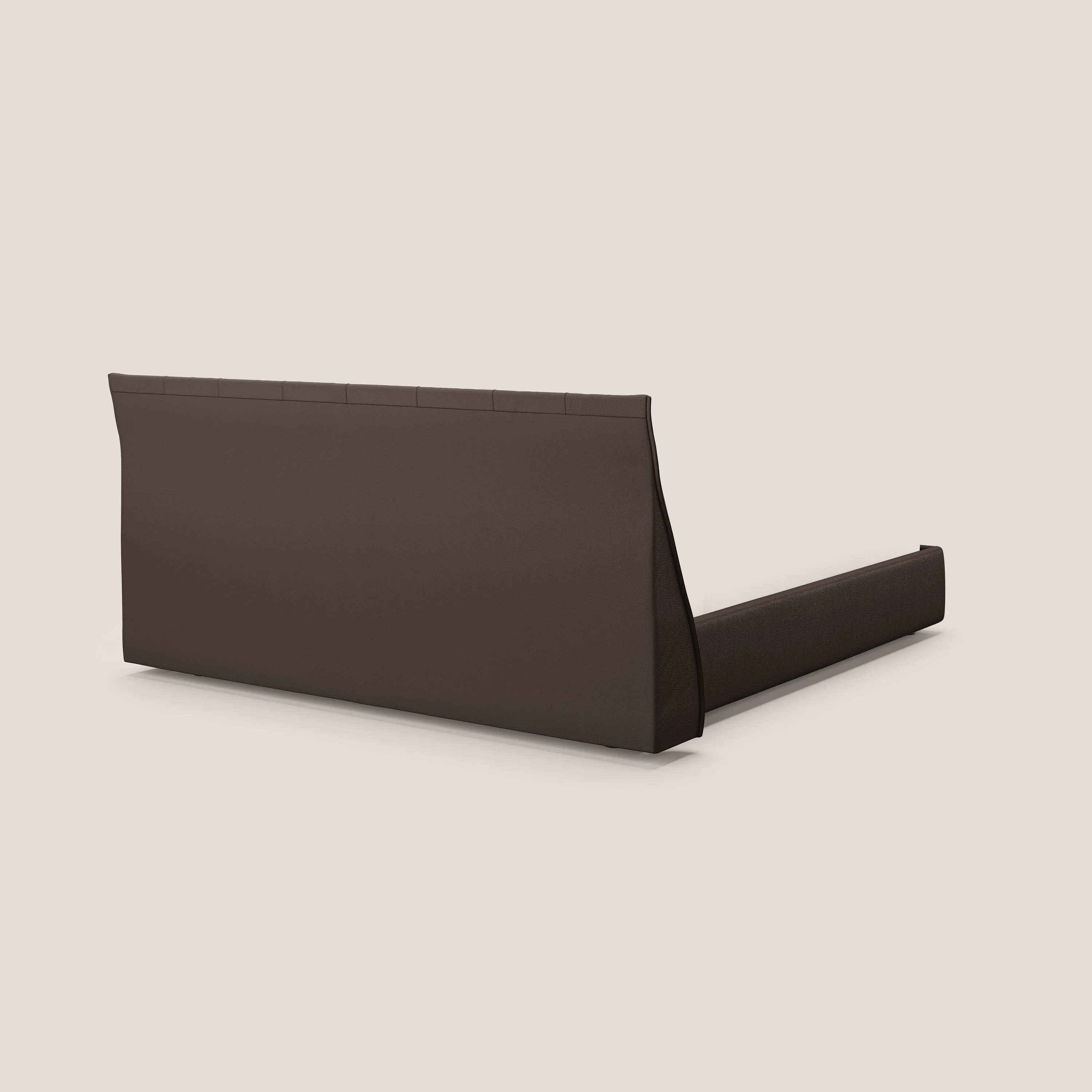 Clizia Lit de design avec coffre de rangement en simili-cuir imperméable T04 marron - Image 5