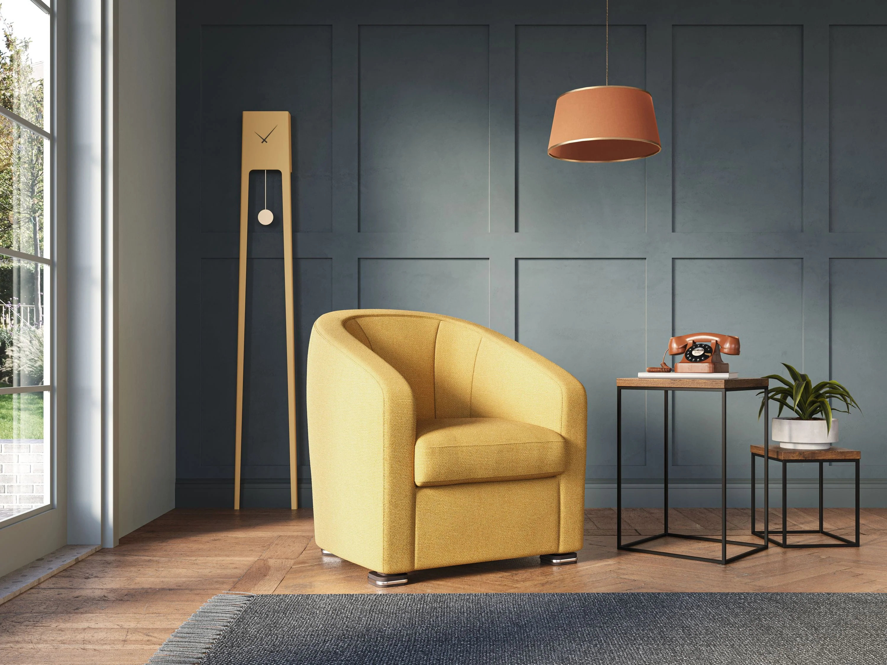 Cloe Fauteuil en tissu détachable à l'eau QuickClean T08 anthracite - Image 10