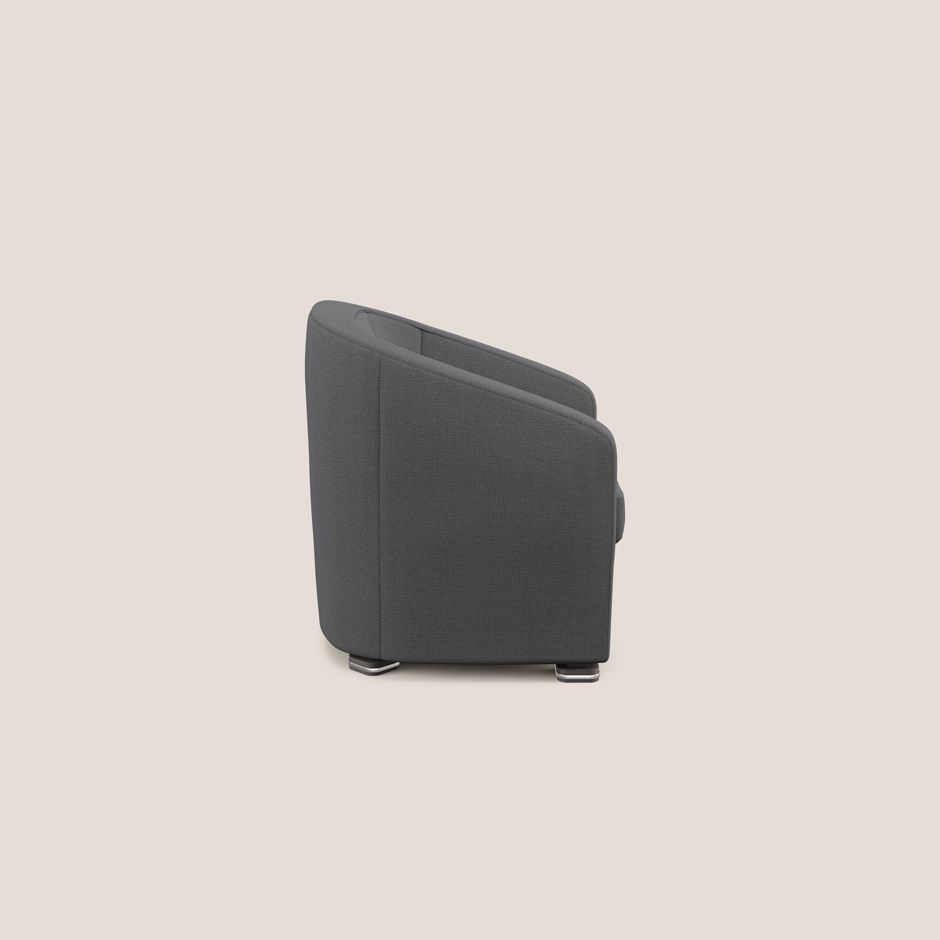 Cloe Fauteuil en tissu détachable à l'eau QuickClean T08 anthracite - Image 3