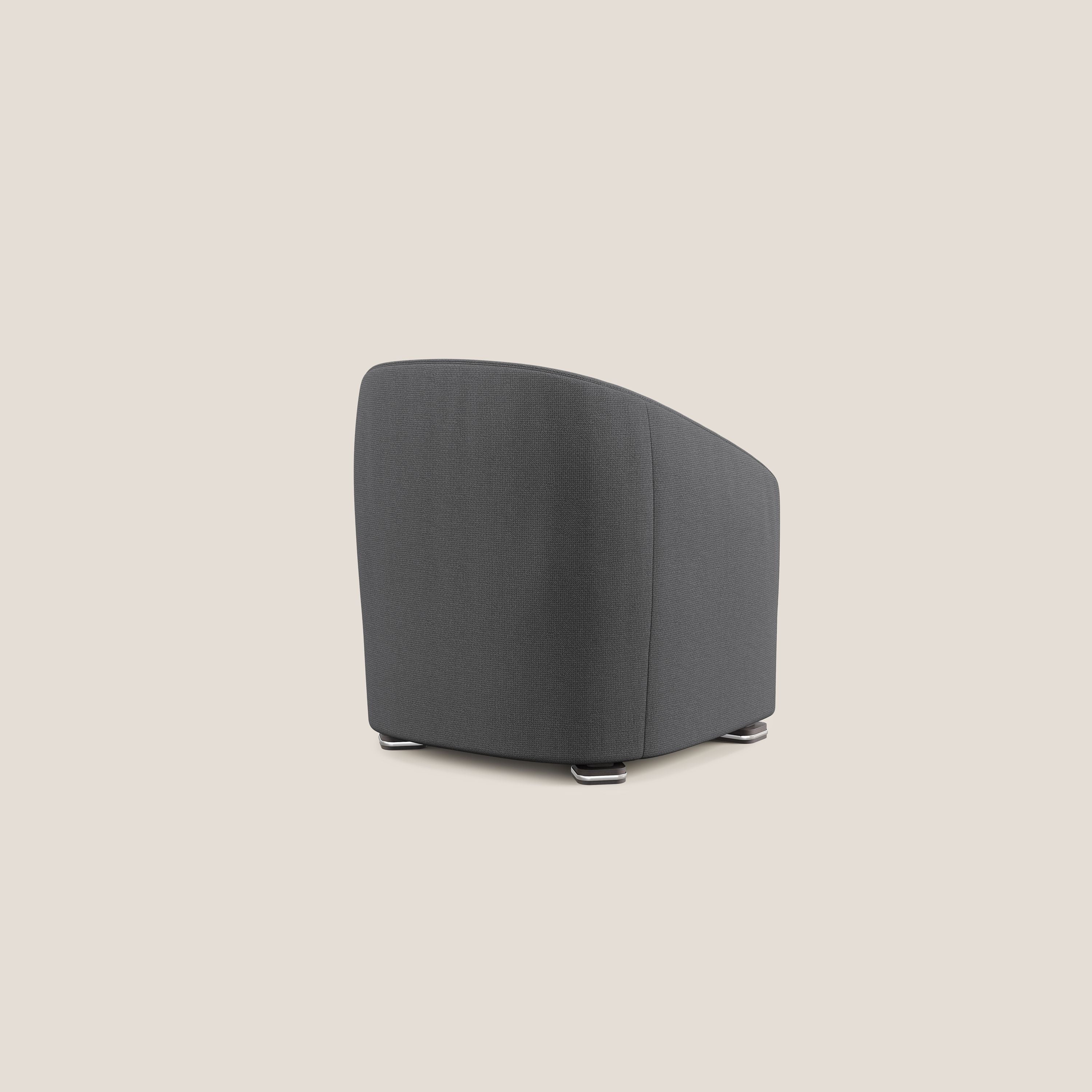 Cloe Fauteuil en tissu détachable à l'eau QuickClean T08 anthracite - Image 4