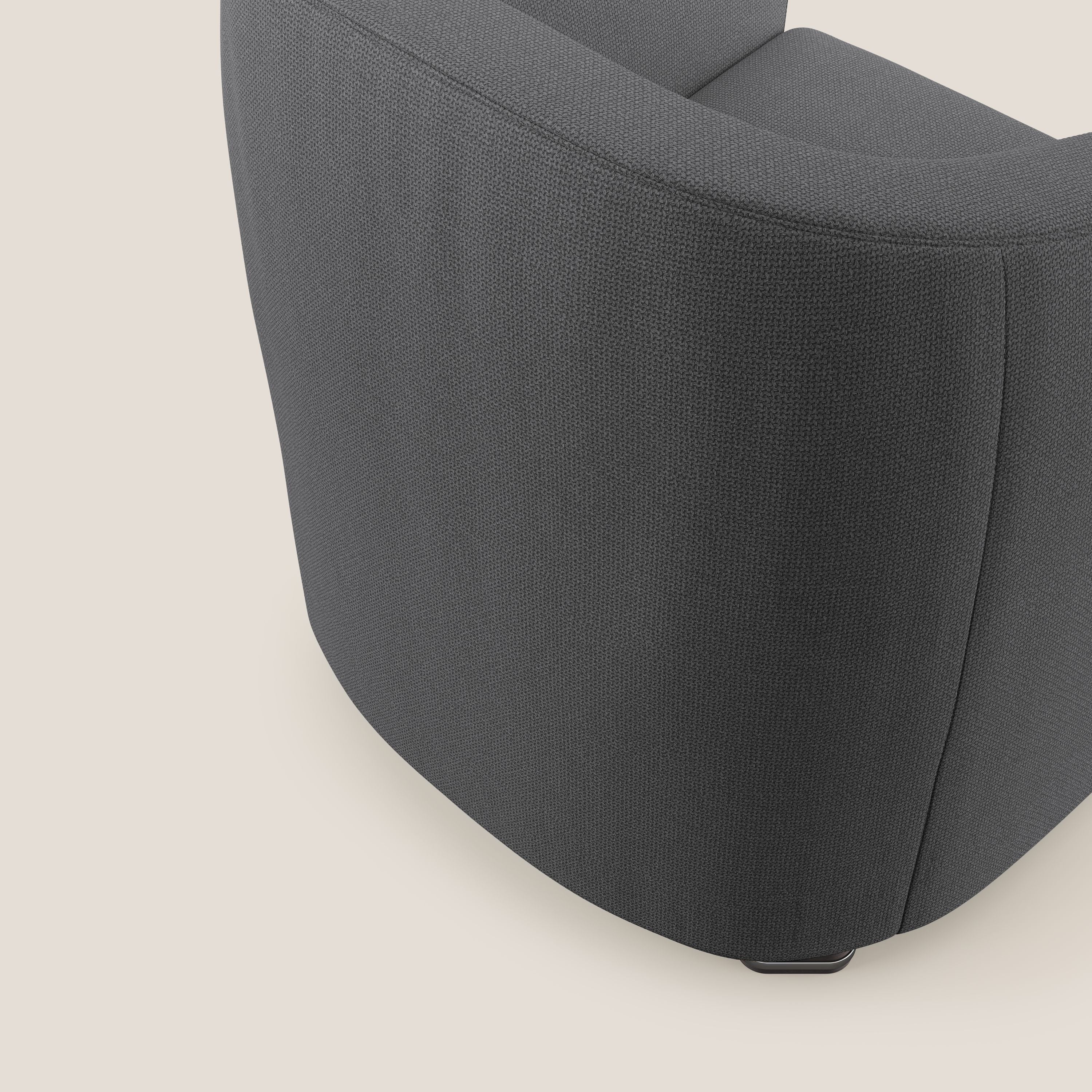 Cloe Fauteuil en tissu détachable à l'eau QuickClean T08 anthracite - Image 6