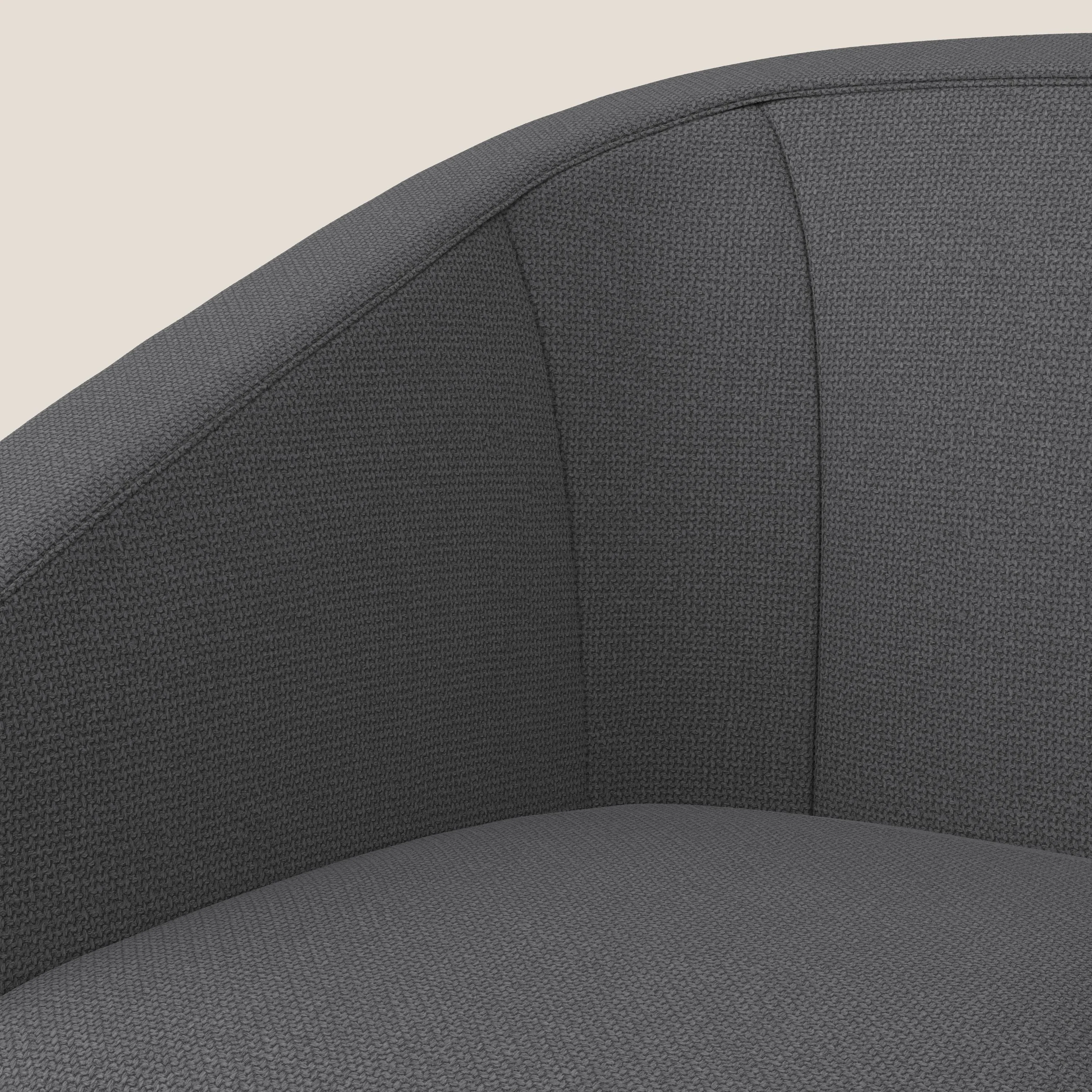 Cloe Fauteuil en tissu détachable à l'eau QuickClean T08 anthracite - Image 7