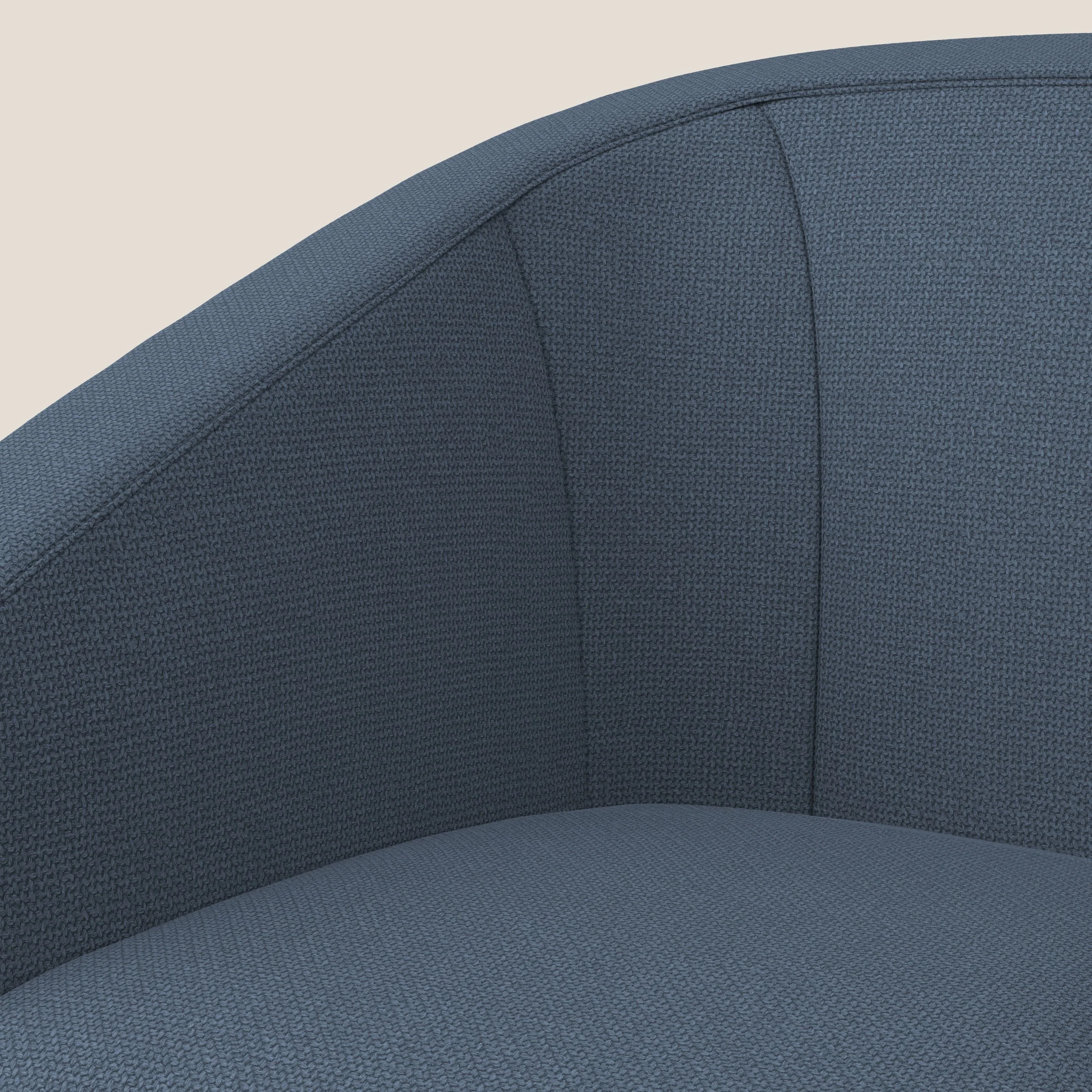 Cloe Fauteuil en tissu détachable à l'eau QuickClean T08 bleu - Image 7