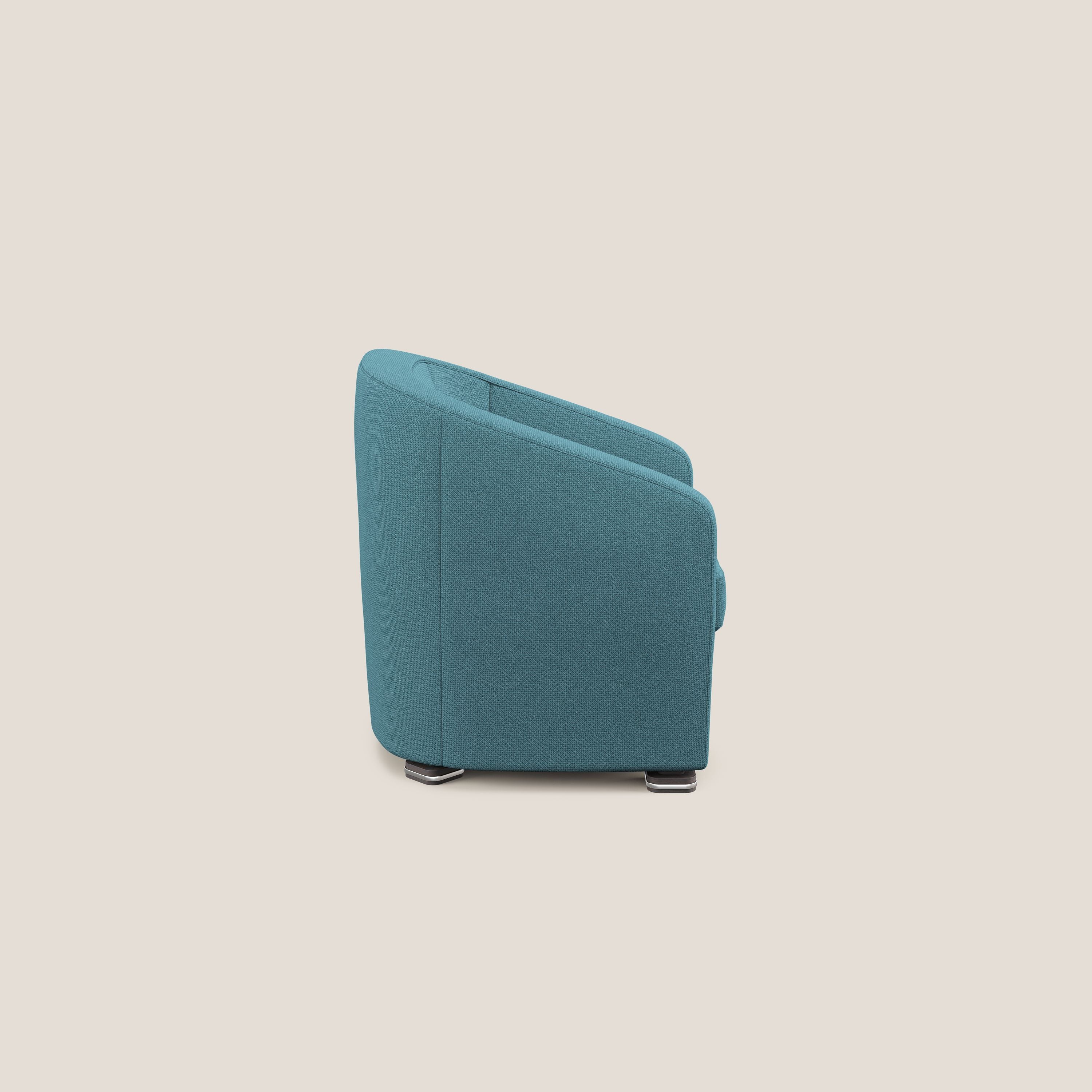 Cloe Fauteuil en tissu détachable à l'eau QuickClean T08 bleu clair - Image 3