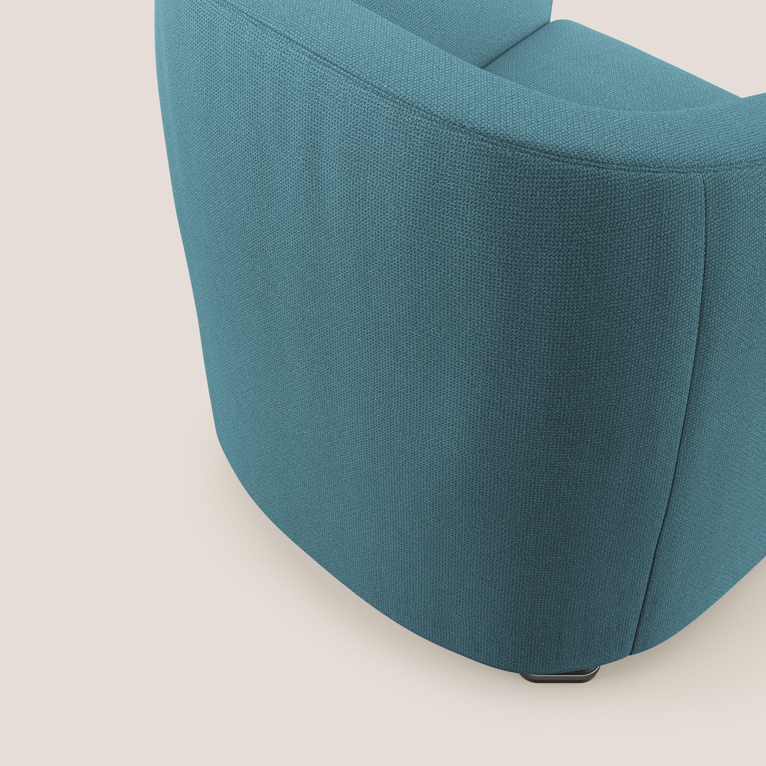 Cloe Fauteuil en tissu détachable à l'eau QuickClean T08 bleu clair - Image 6