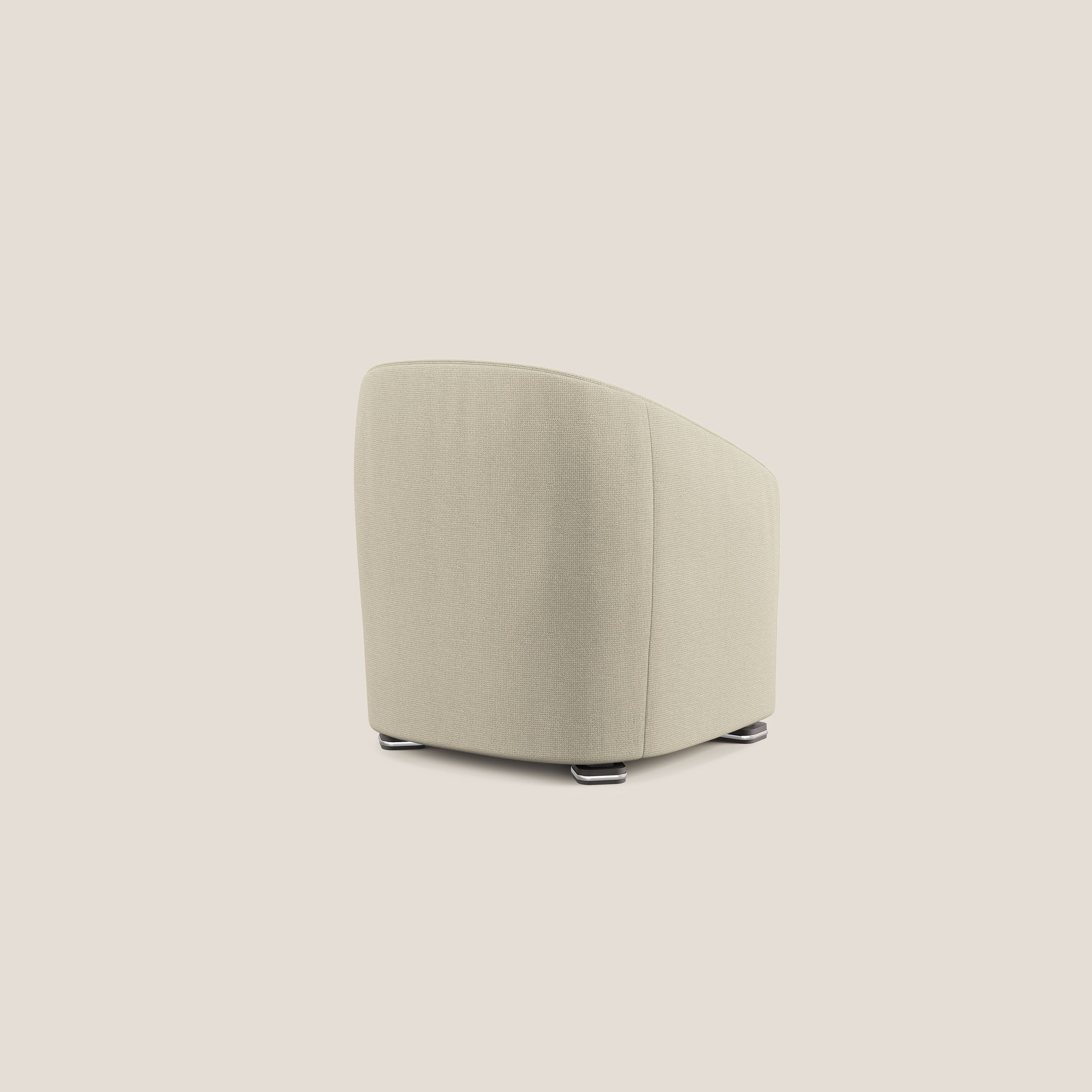 Cloe Fauteuil en tissu détachable à l'eau QuickClean T08 crème - Image 4