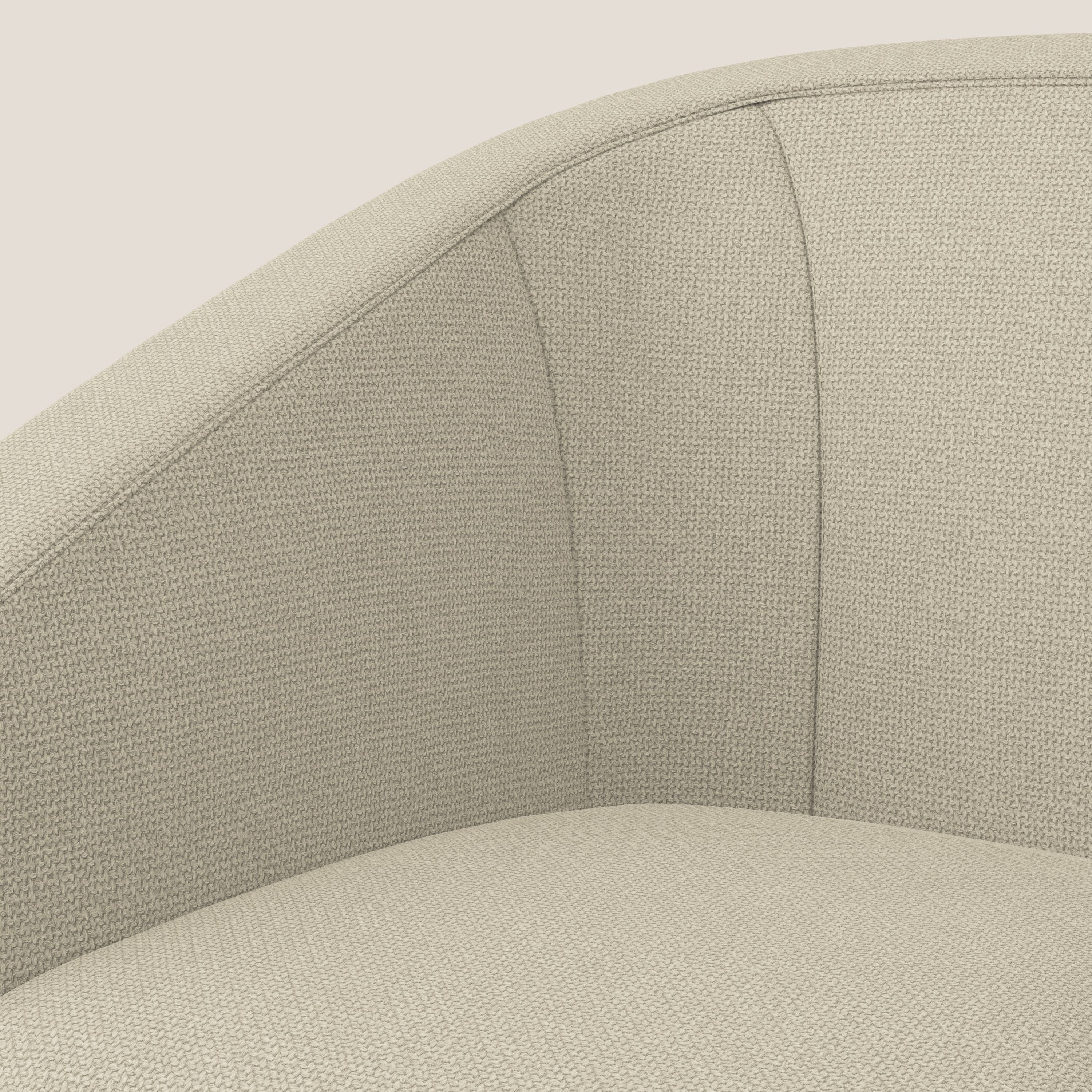 Cloe Fauteuil en tissu détachable à l'eau QuickClean T08 crème - Image 7