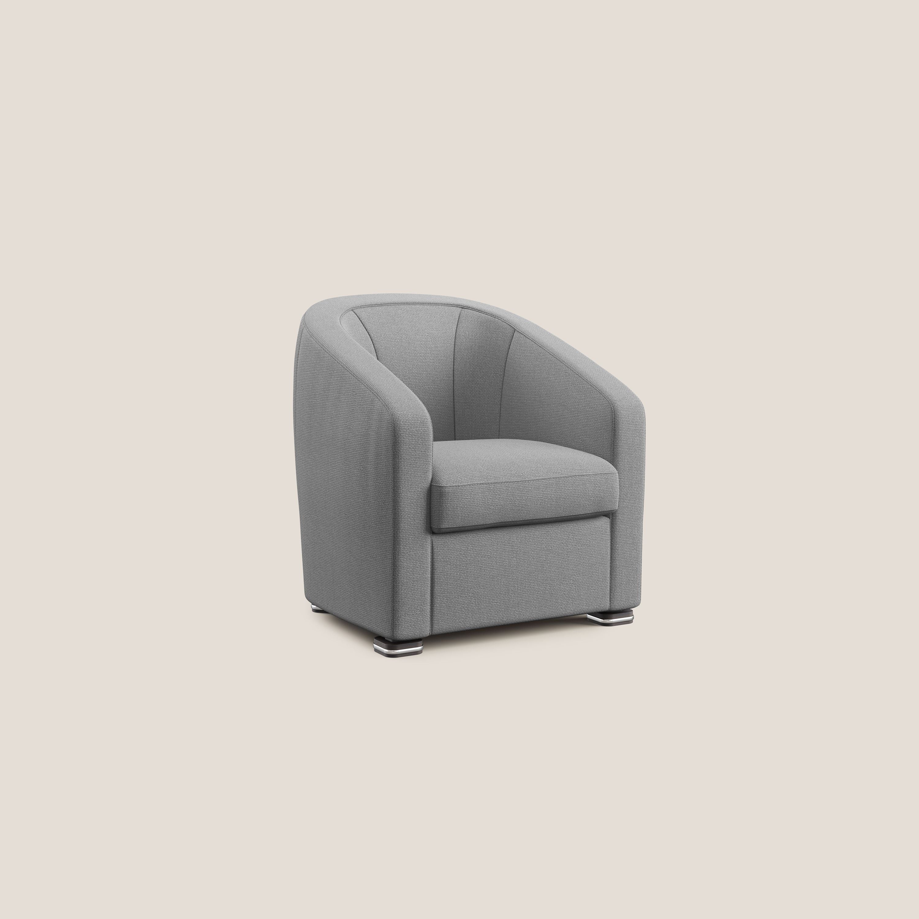 Cloe Fauteuil en tissu détachable à l'eau QuickClean T08 gris - Image 2