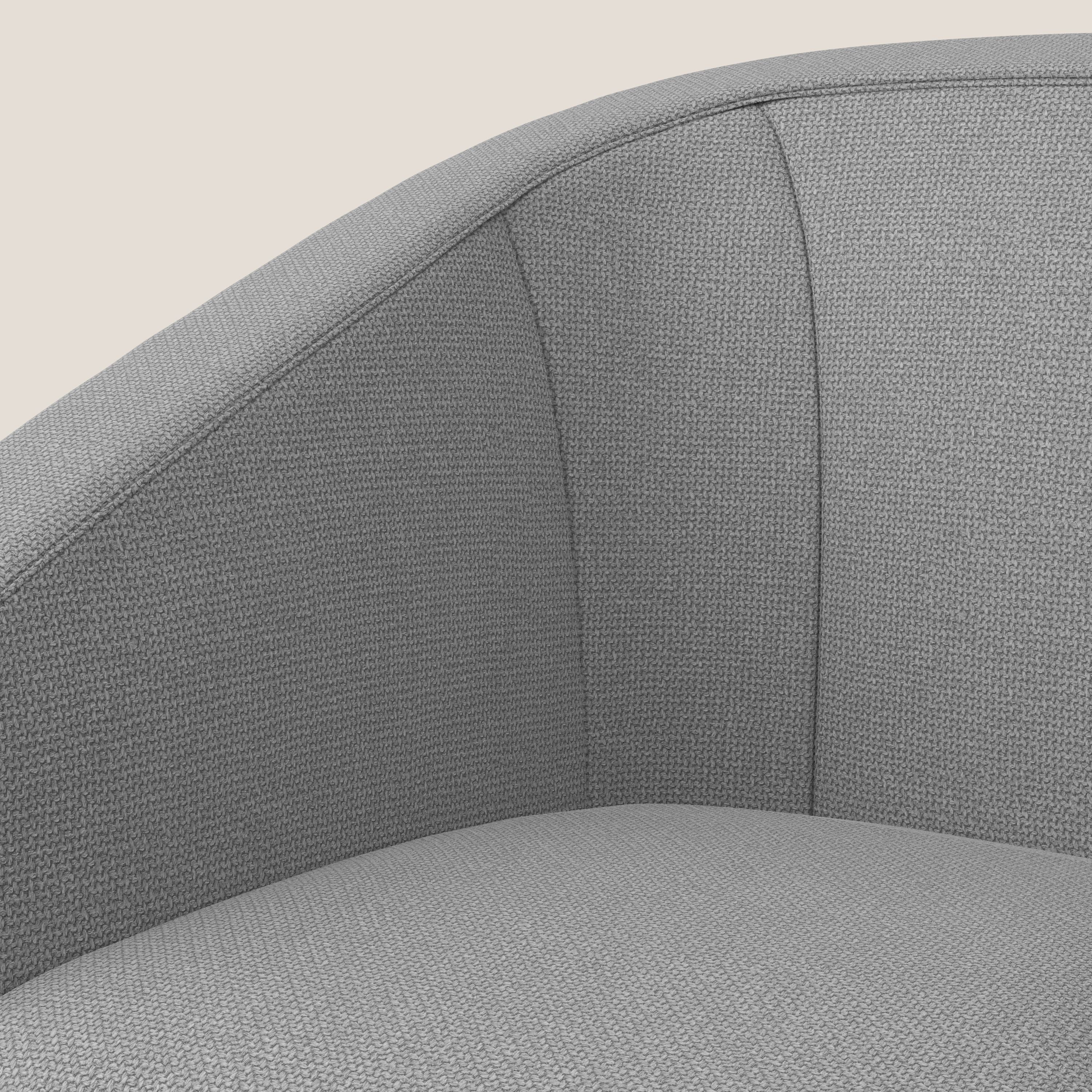Cloe Fauteuil en tissu détachable à l'eau QuickClean T08 gris - Image 7
