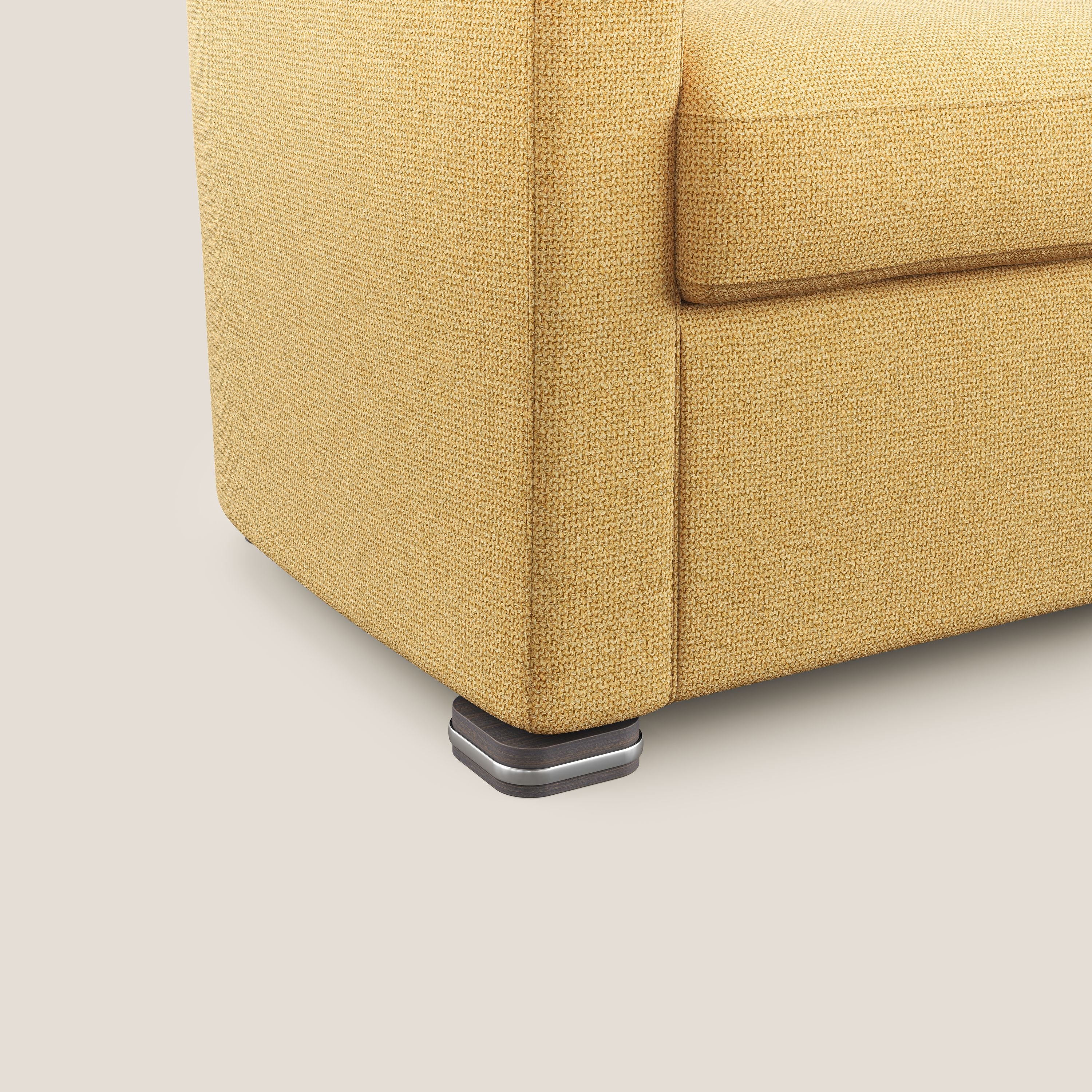 Cloe Fauteuil en tissu détachable à l'eau QuickClean T08 jaune - Image 6