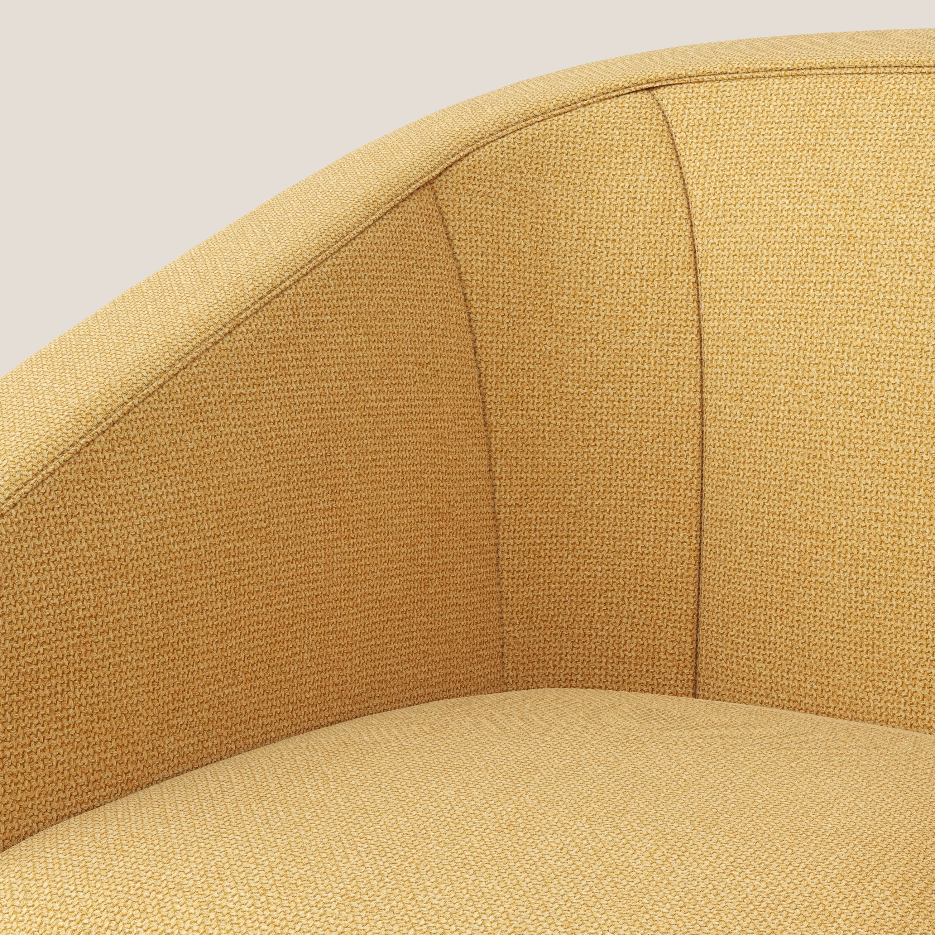 Cloe Fauteuil en tissu détachable à l'eau QuickClean T08 jaune - Image 8