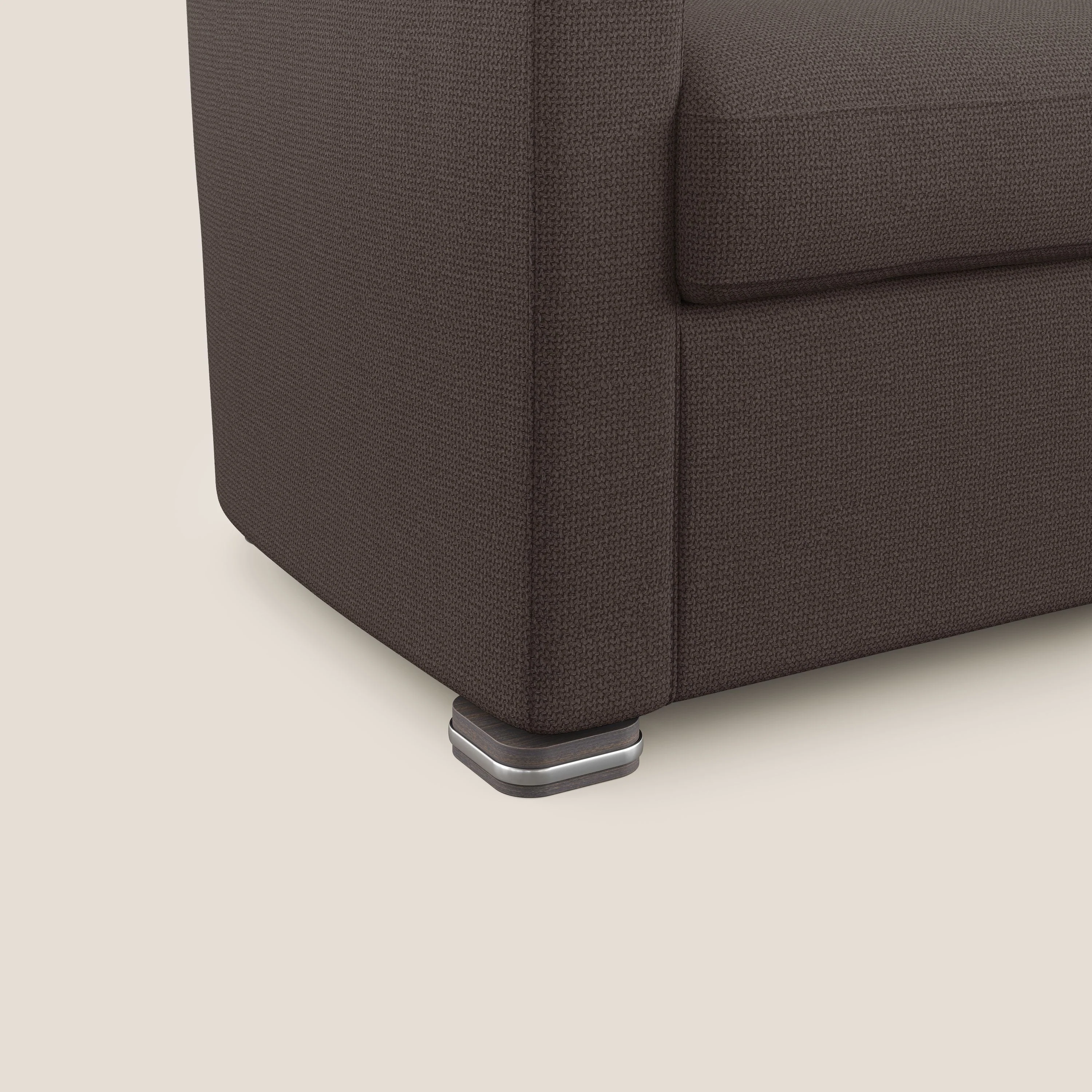 Cloe Fauteuil en tissu détachable à l'eau QuickClean T08 marron - Image 5