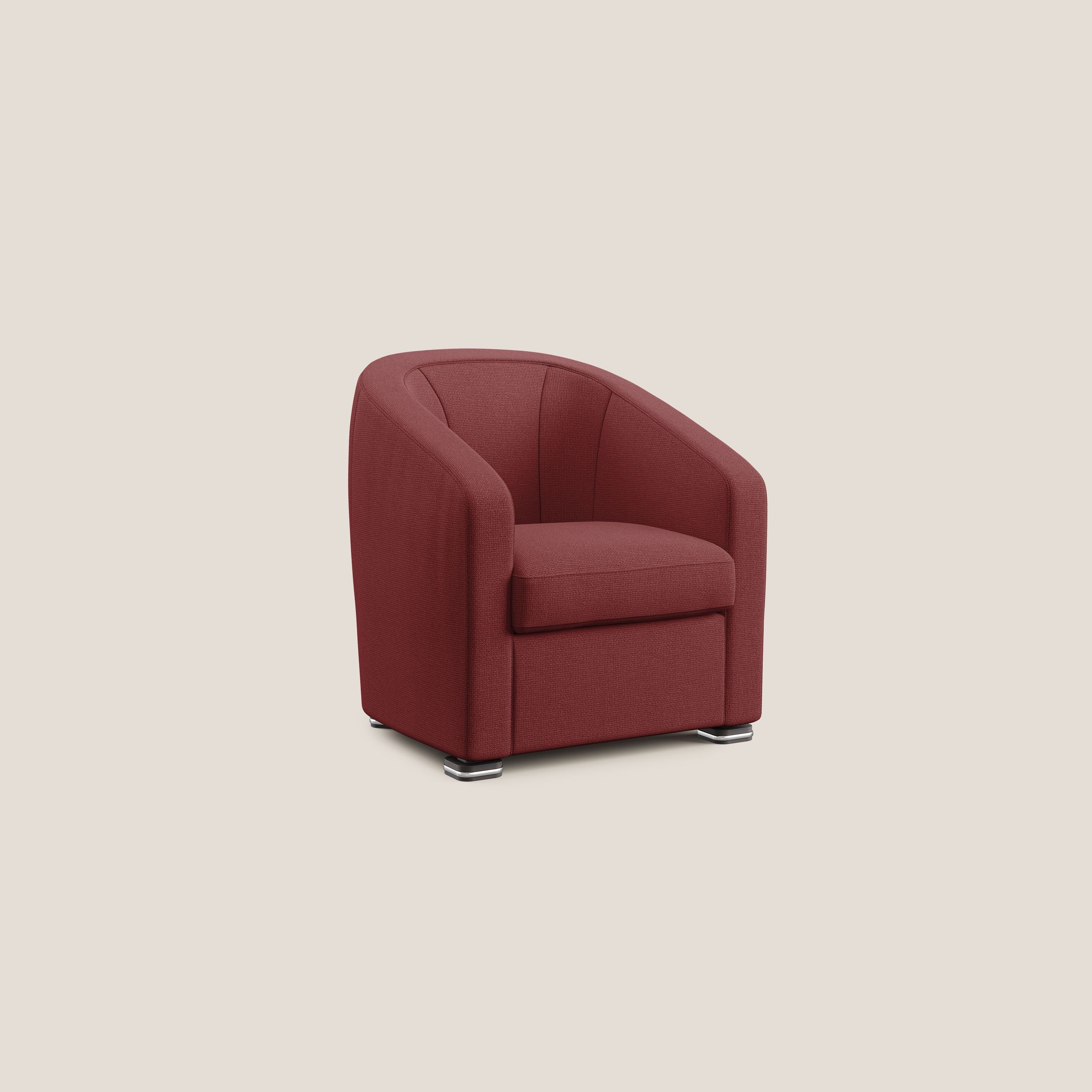 Cloe Fauteuil en tissu détachable à l'eau QuickClean T08 rouge - Image 2
